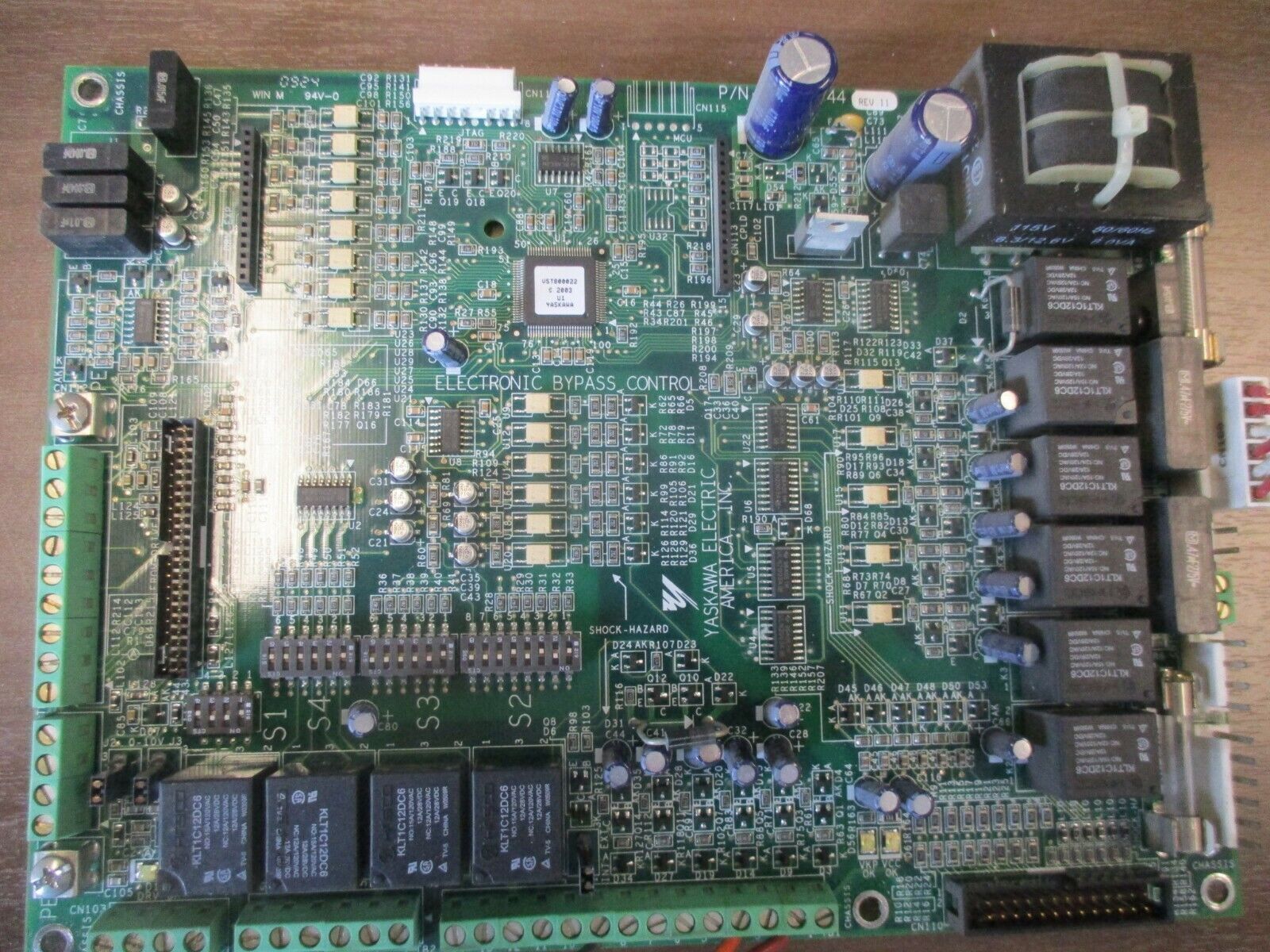 Yaskawa Electronic Bypass Control Board UTC000044 Rev. 11 Used