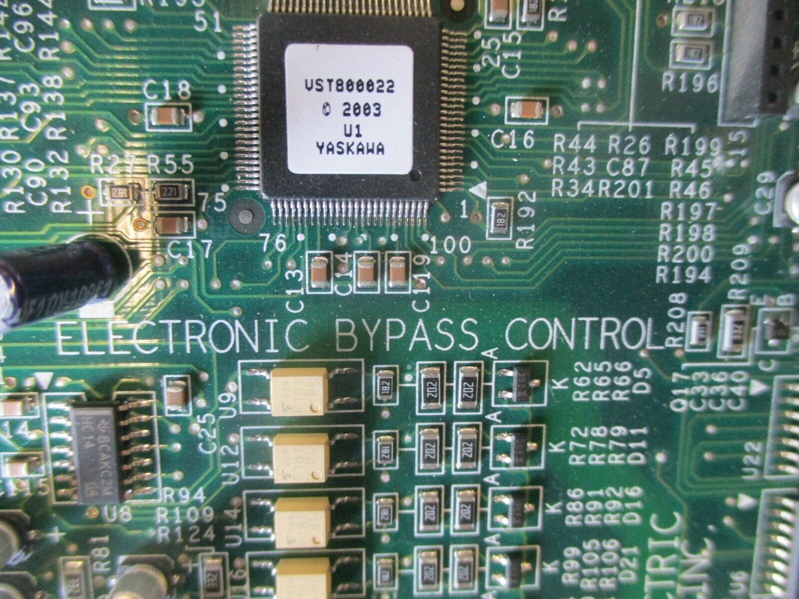 Yaskawa Electronic Bypass Control Board UTC000044 Rev. 11 Used