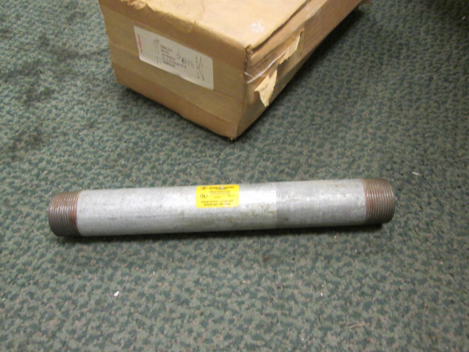 Wheatland Conduit Nipple E-32152-SC Size 1-1/4" x 12" Box of 11 New Surplus