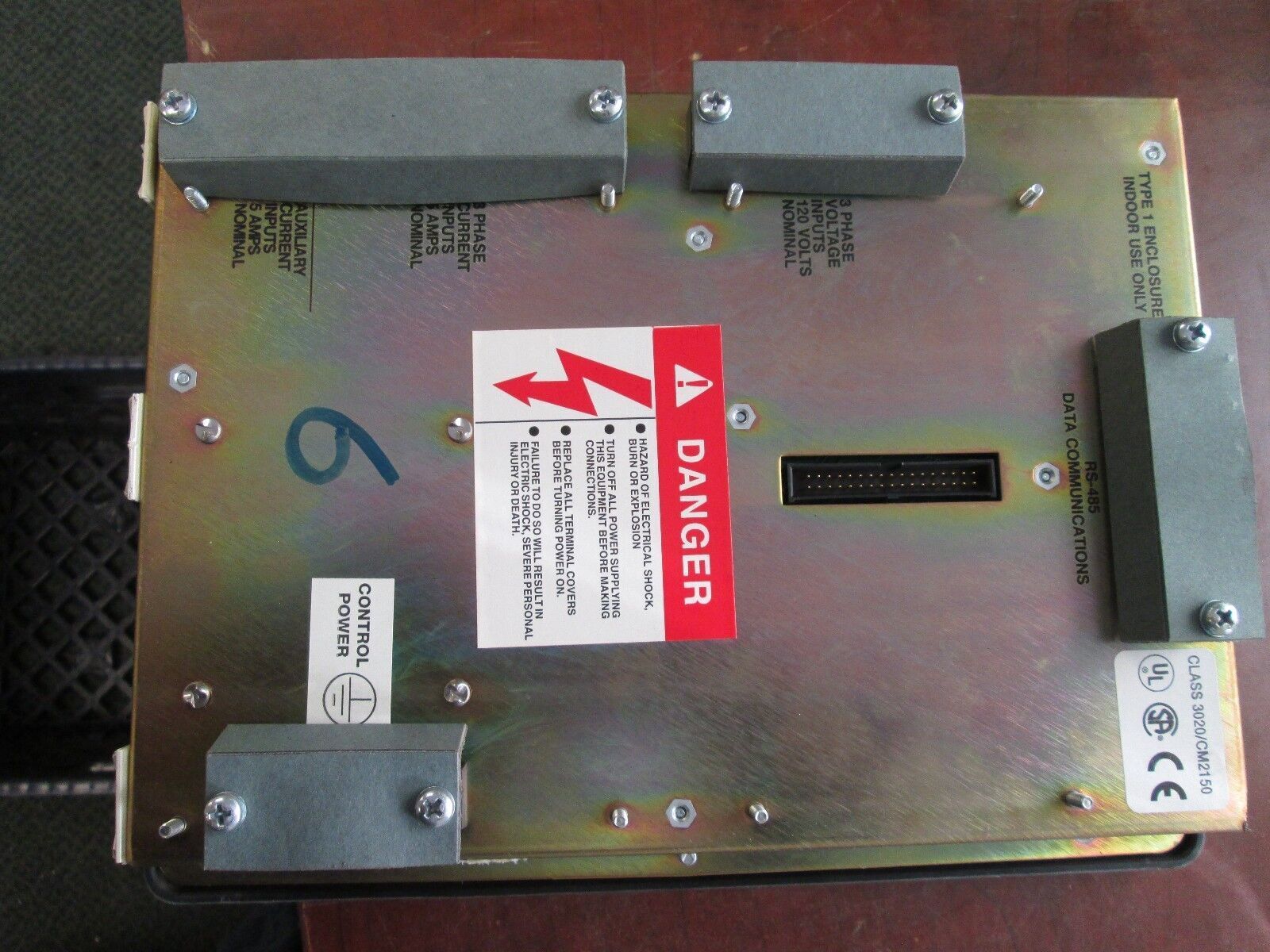 Square D PowerLogic Circuit Monitor 3020 CM-2150 100-264VAC 20-27VA 50/60Hz Used