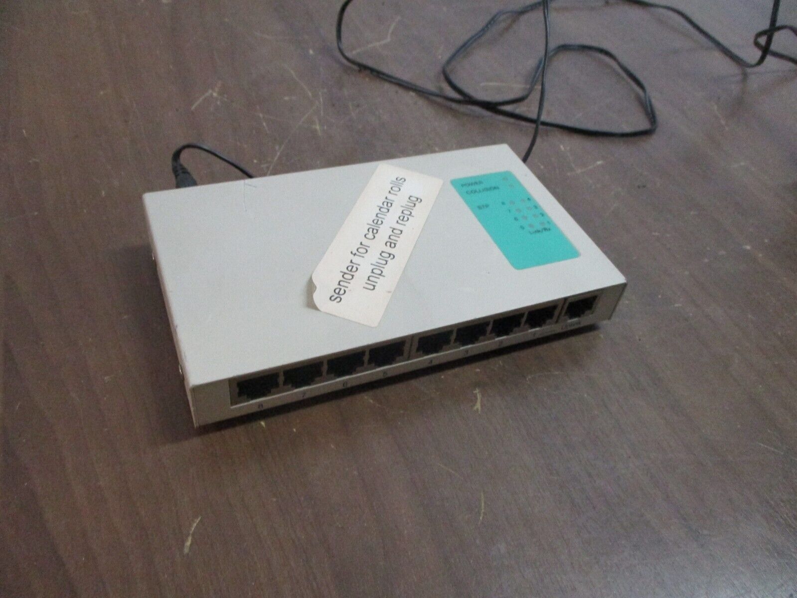 Misc. Brand Ethernet Switch 91-00026-00 8-Port Used
