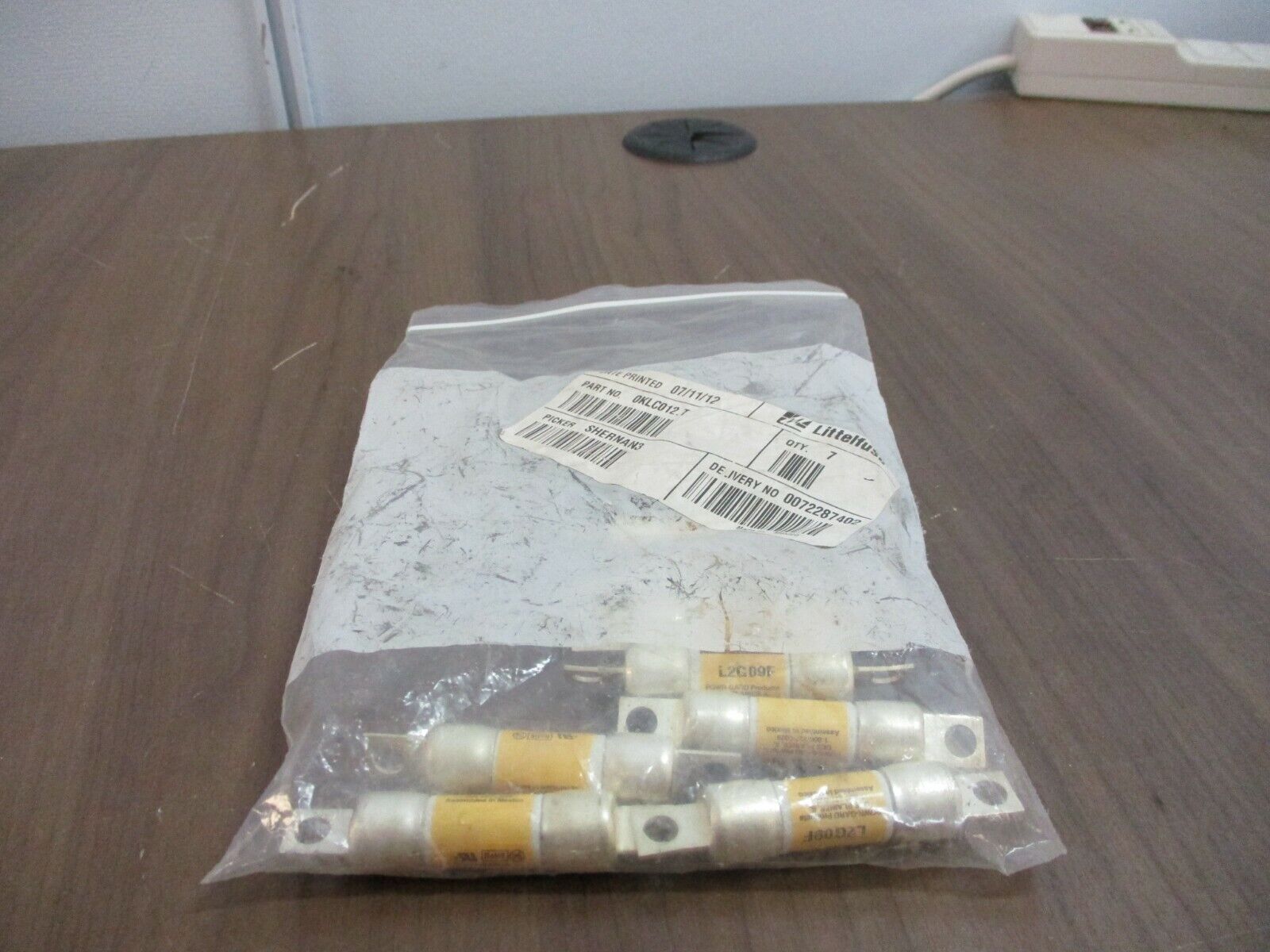 Littelfuse Rectifier Fuse KLC12 12A 600V *Lot of 7* New Surplus