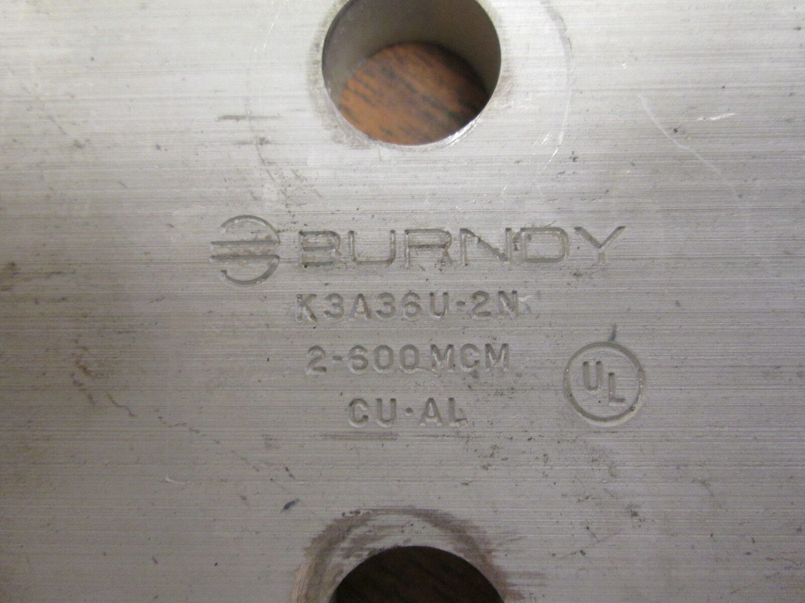 Burndy Lug K3A36U-2N 600MCM Used