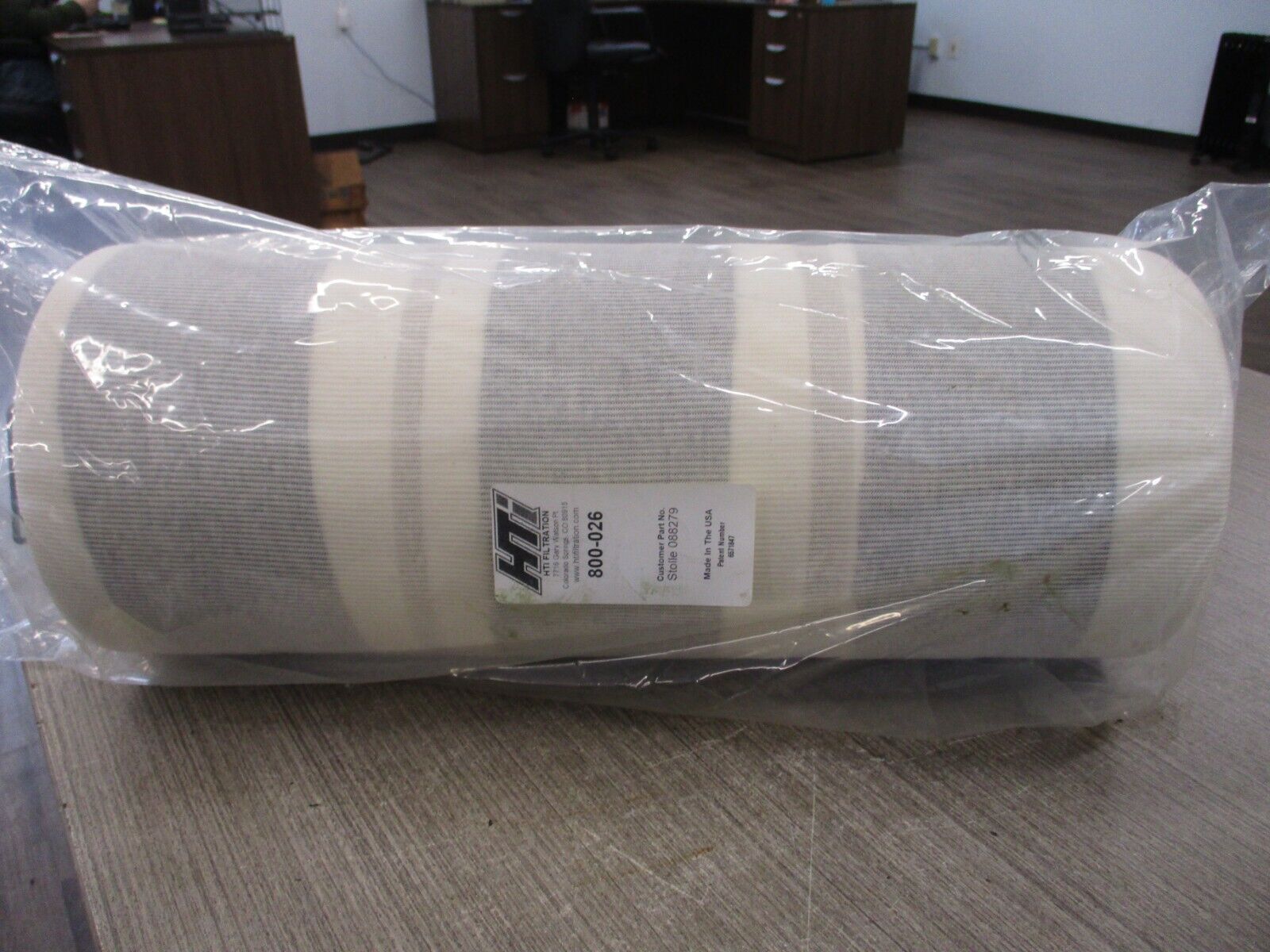 HTI Filter Element 800-026 New Surplus