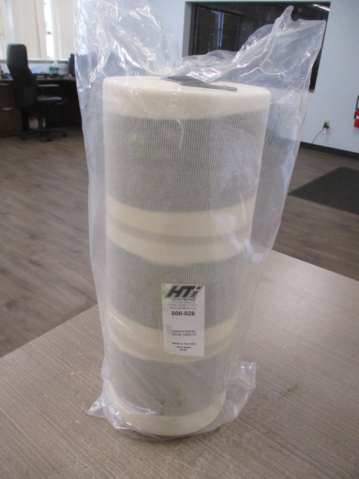 HTI Filter Element 800-026 New Surplus