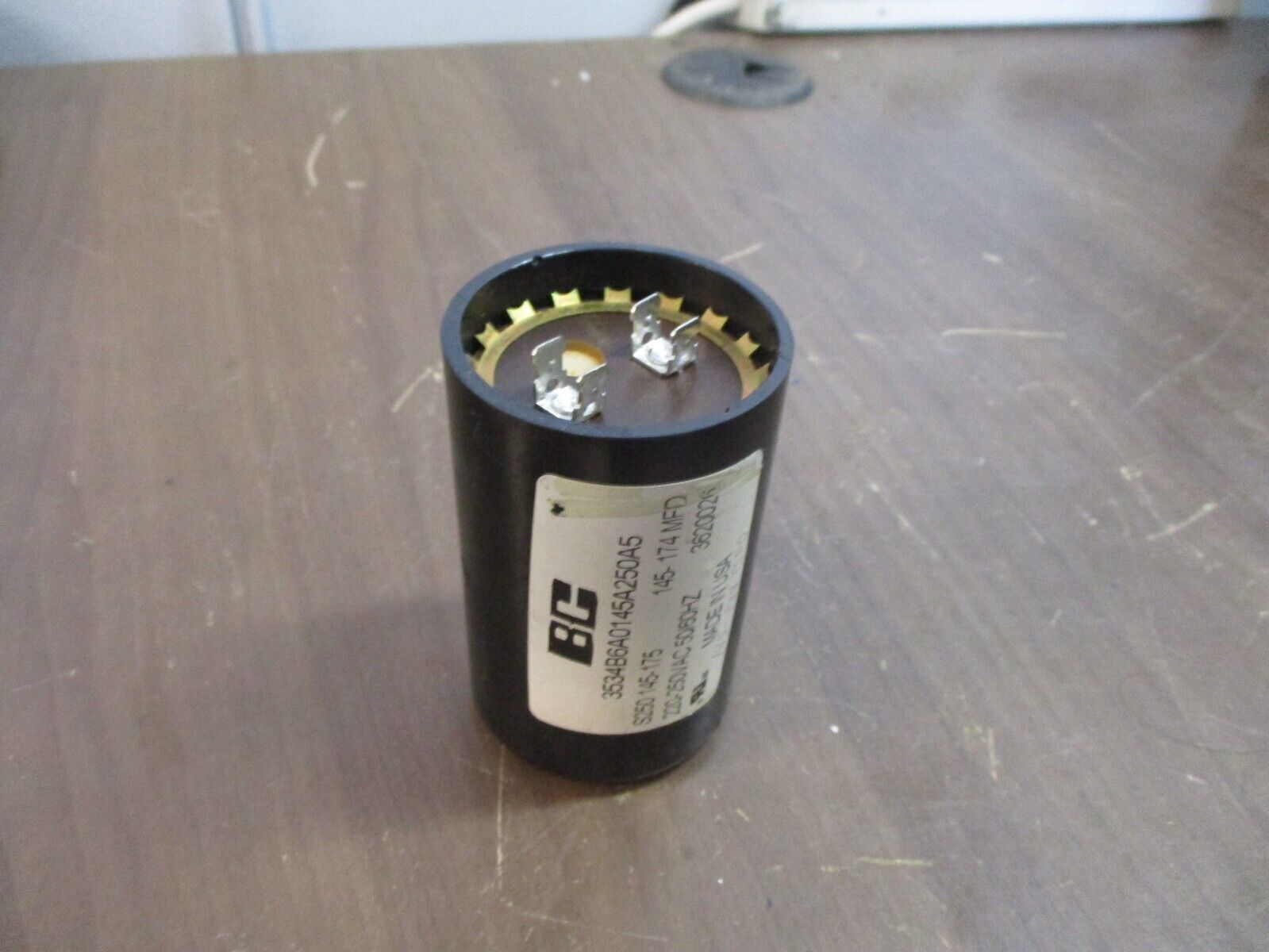 BC S250 145-175 Capacitor 3534B6A0145A250A5 145-174MFD 220-250VAC 50/60Hz