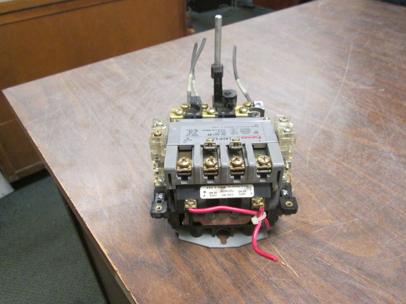 Furnas Size 1 Starter 14DP32AF 120V Coil 27A 600V Used