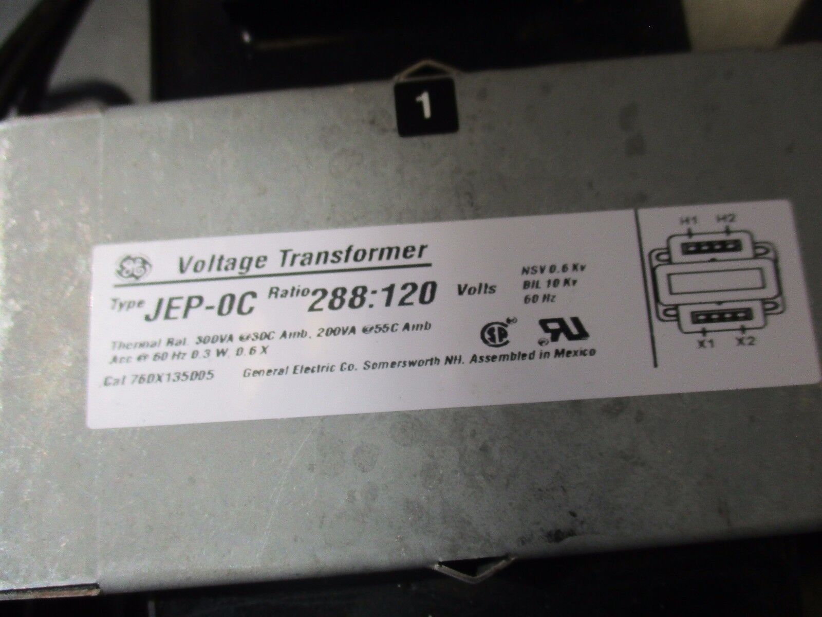Power Measurement Electronic Power Meter w/ Power Supply 3720 ACM Used