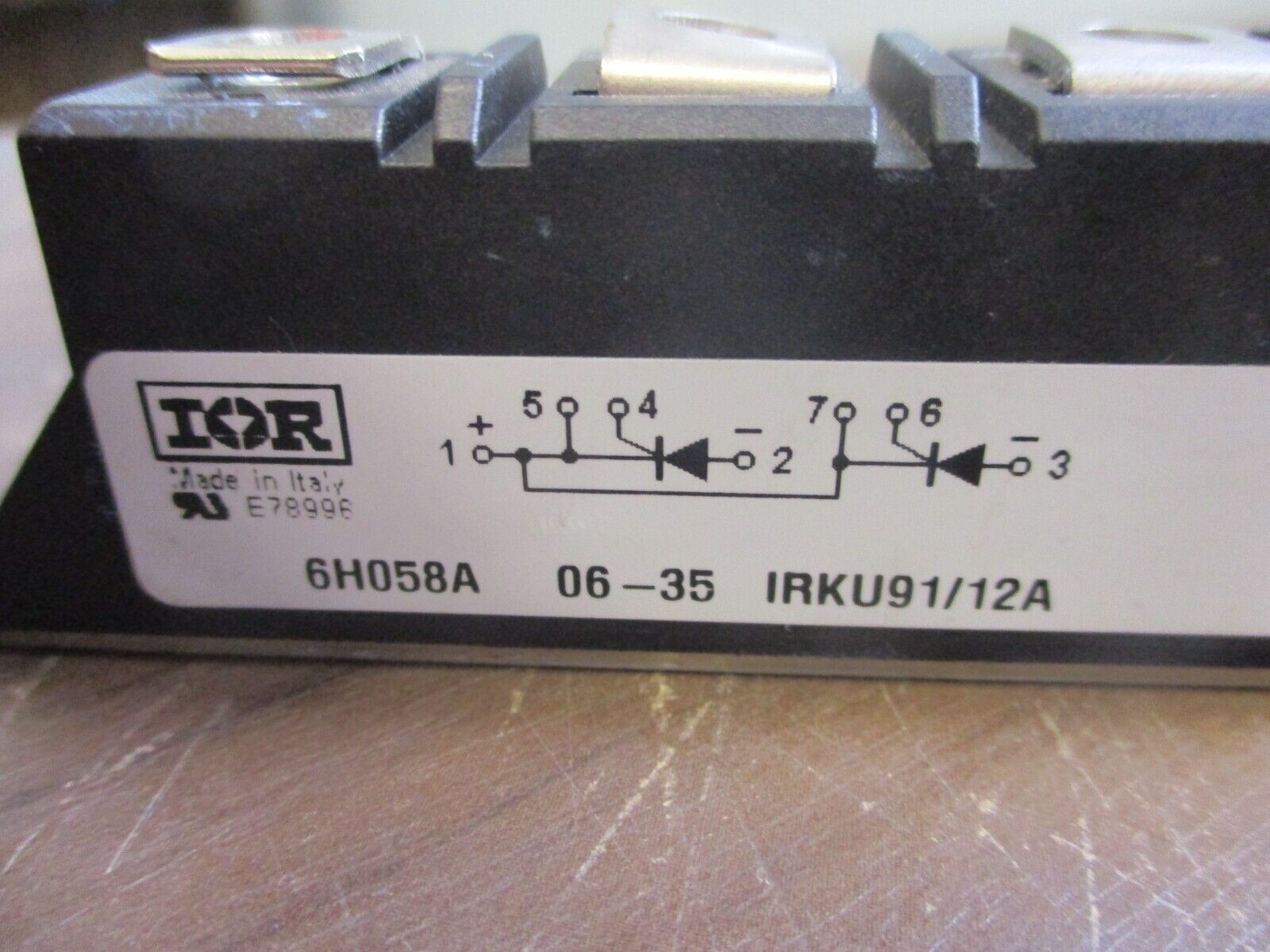International Rectifier Power Module IRKU91/12A Used
