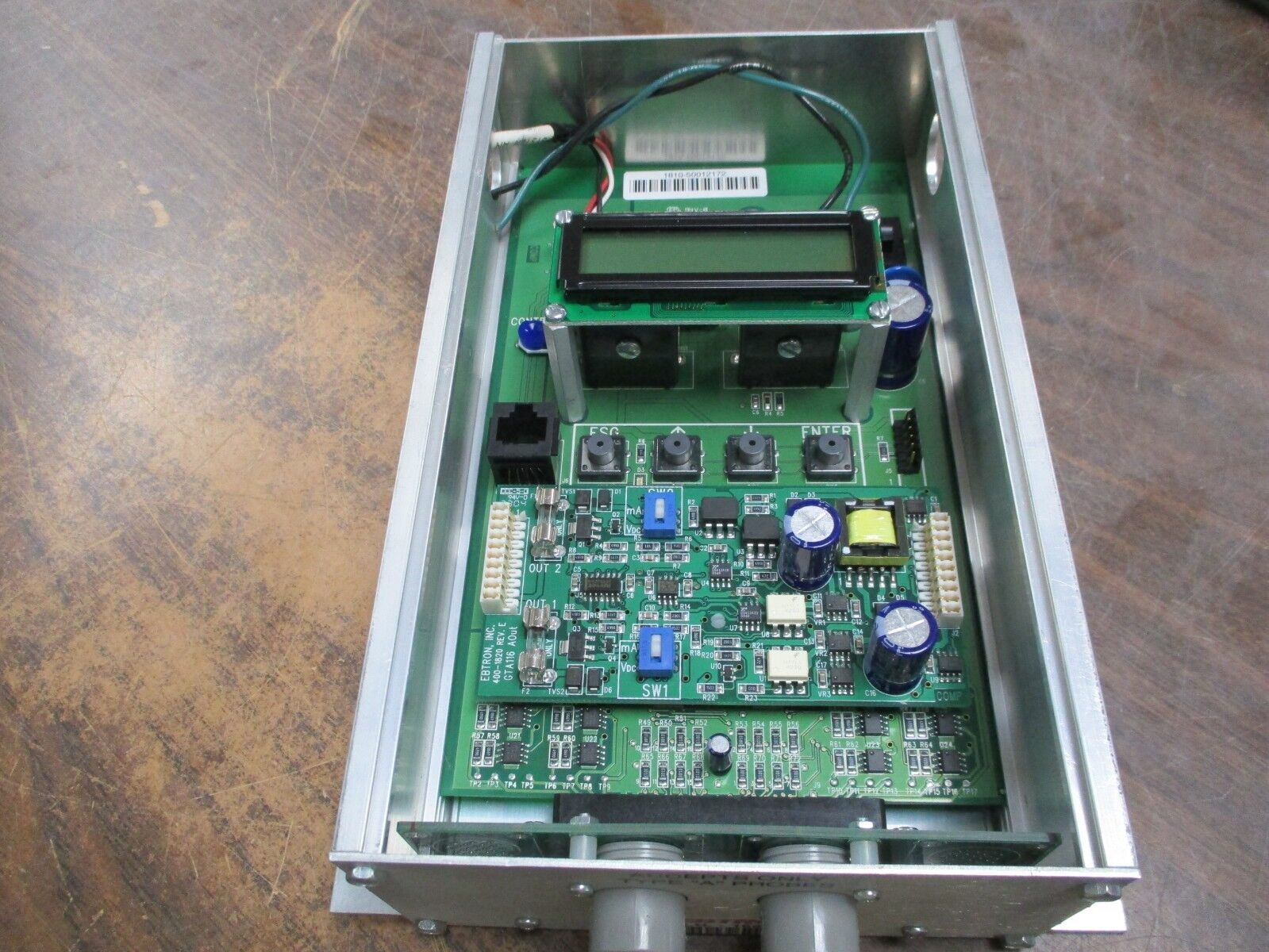 Ebtron Digital Transmitter GTA116-P Input: 22.5-29VAC 20VA Used