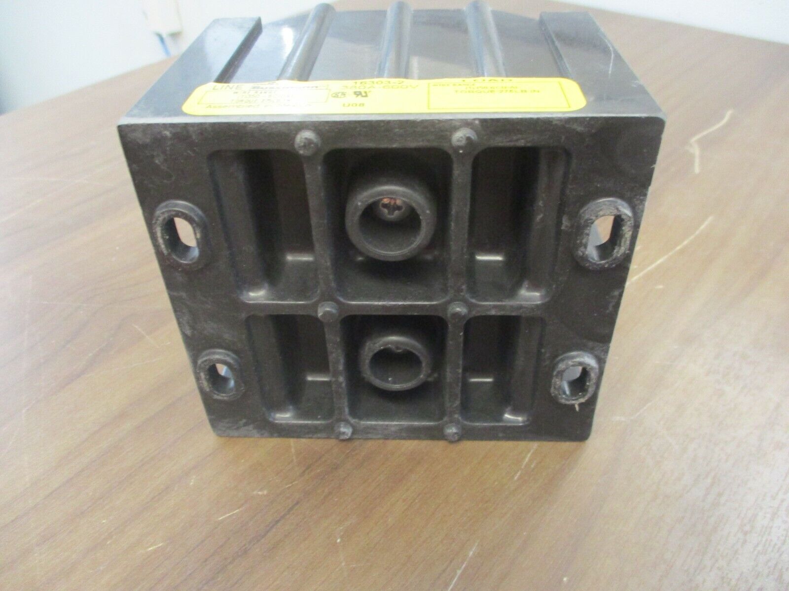 Bussmann Power Distribution Block 16303-2 380A 600V 2P Line: 350-6 Load: 350-6