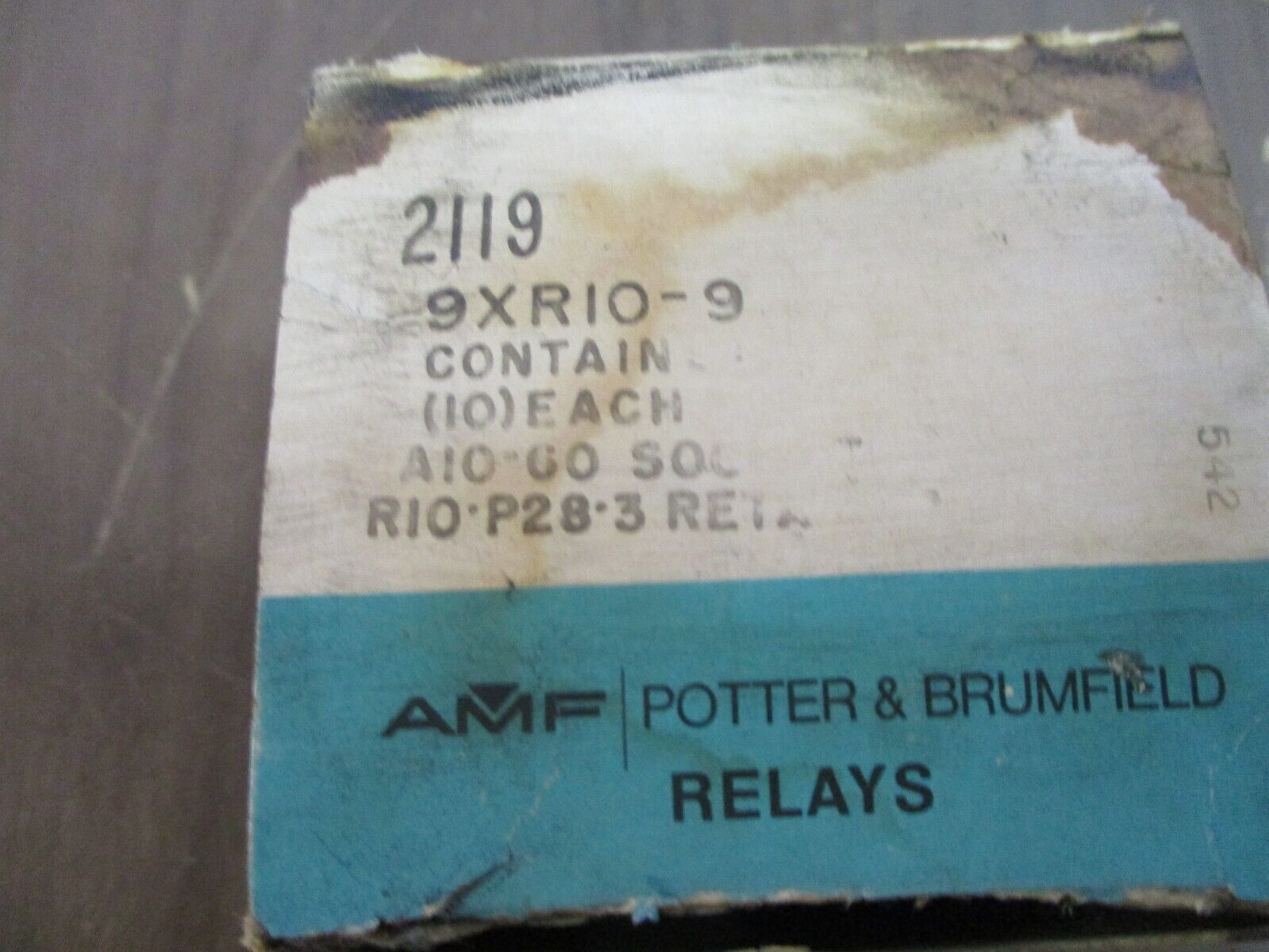 Potter & Brumfield Relay Socket 9XR10-9 *Box of 10* New Surplus