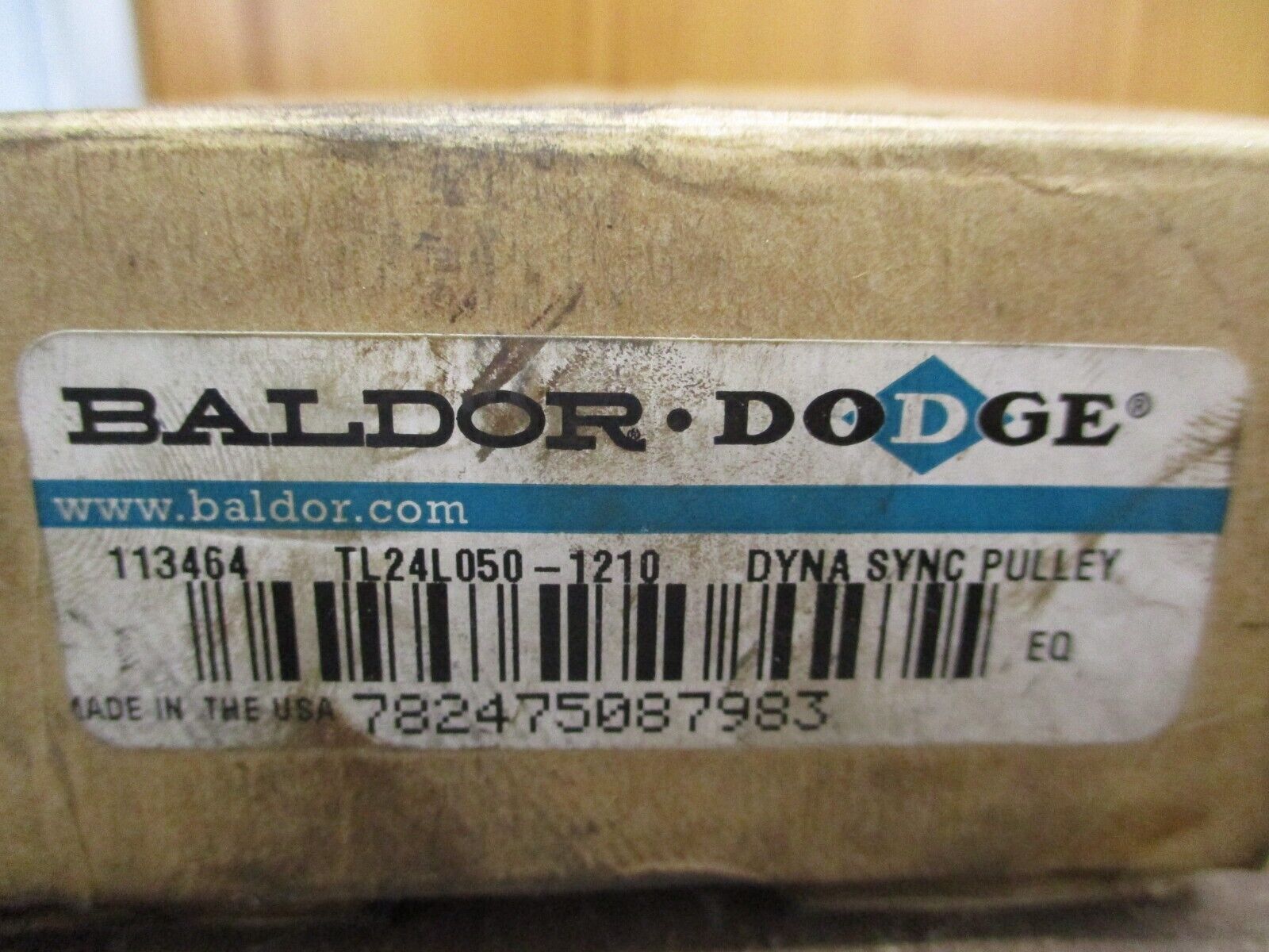 Dodge Dyna Sync Pulley 113464 TL24L050-1210 New Surplus