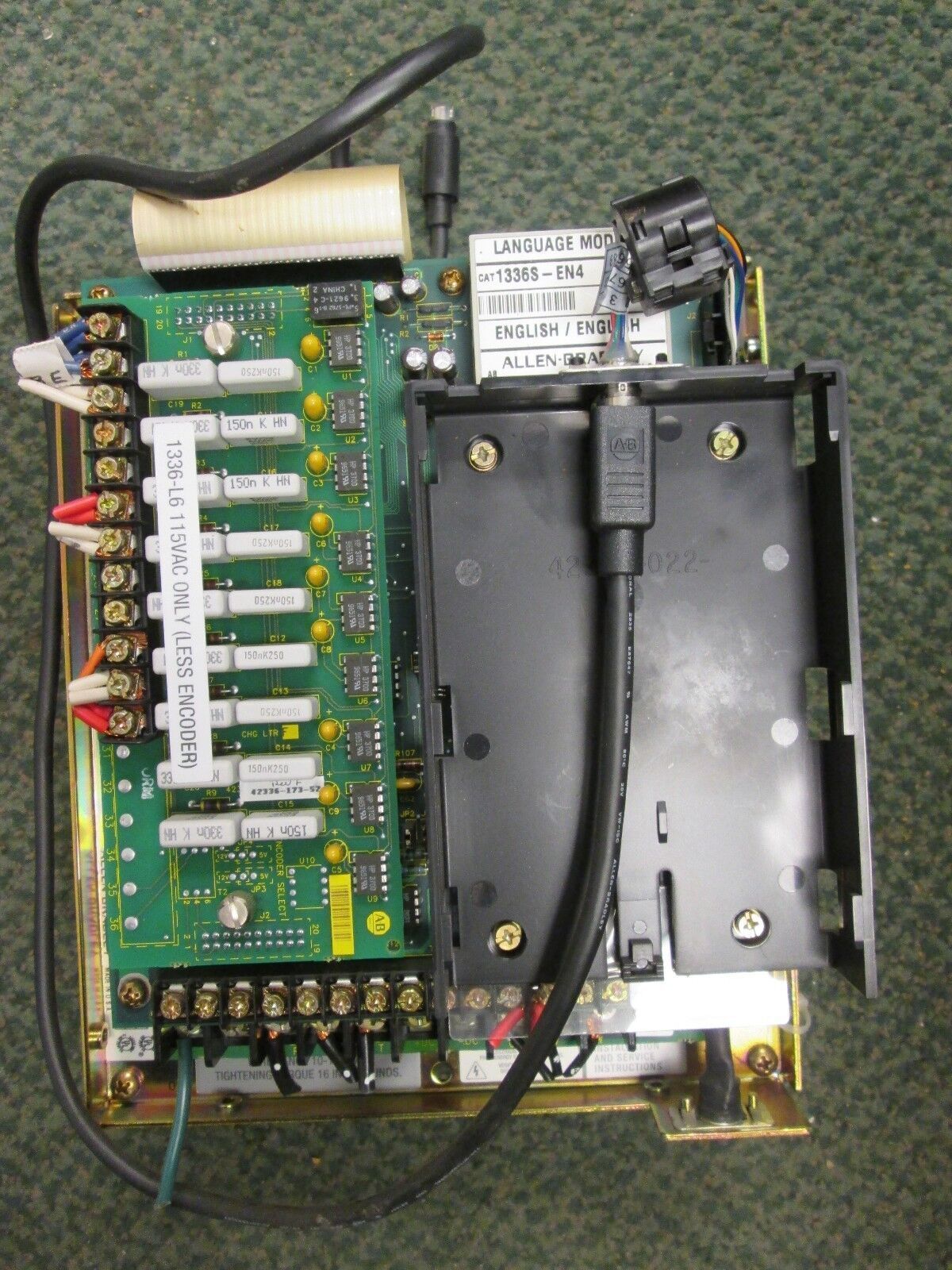 Allen-Bradley AC Drive 1336S-BRF20-AN-EN4-L6 2HP 3Ph without control panel Used
