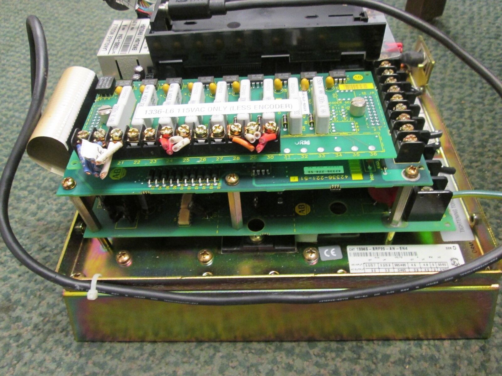 Allen-Bradley AC Drive 1336S-BRF20-AN-EN4-L6 2HP 3Ph without control panel Used
