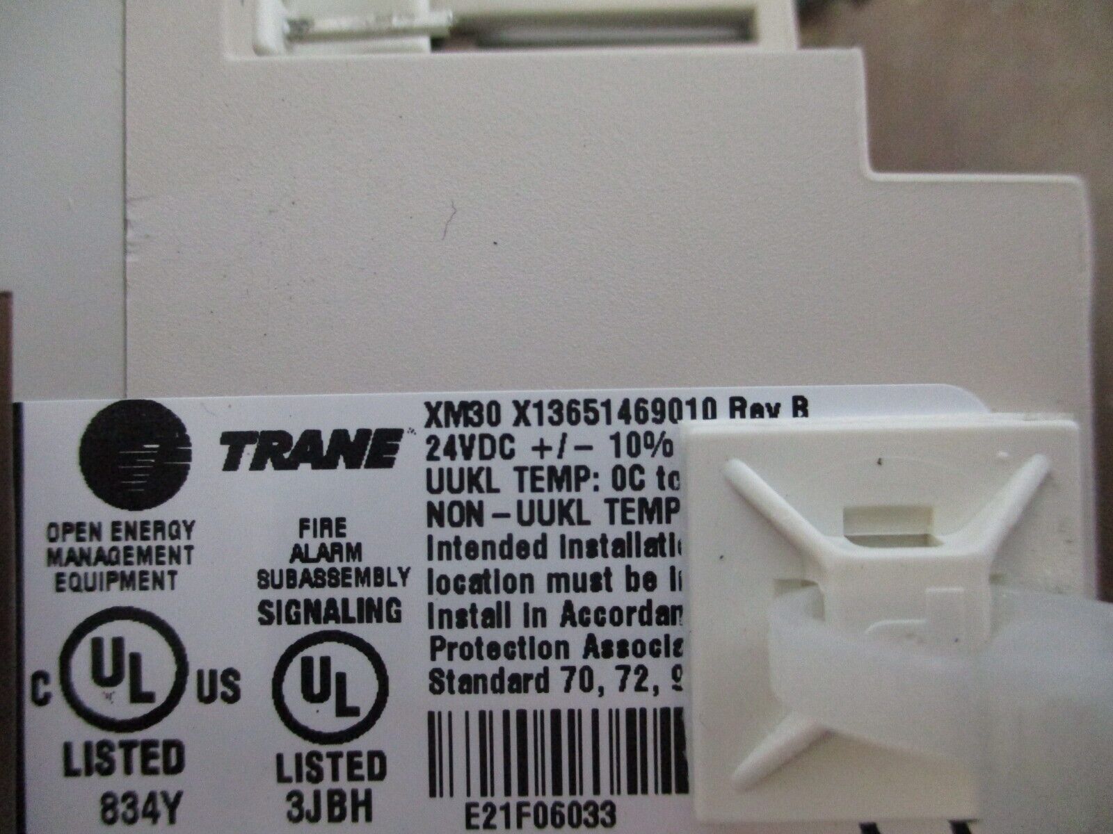 Trane XM30 Expansion Module X13651469010 Rev. B 24VDC Used