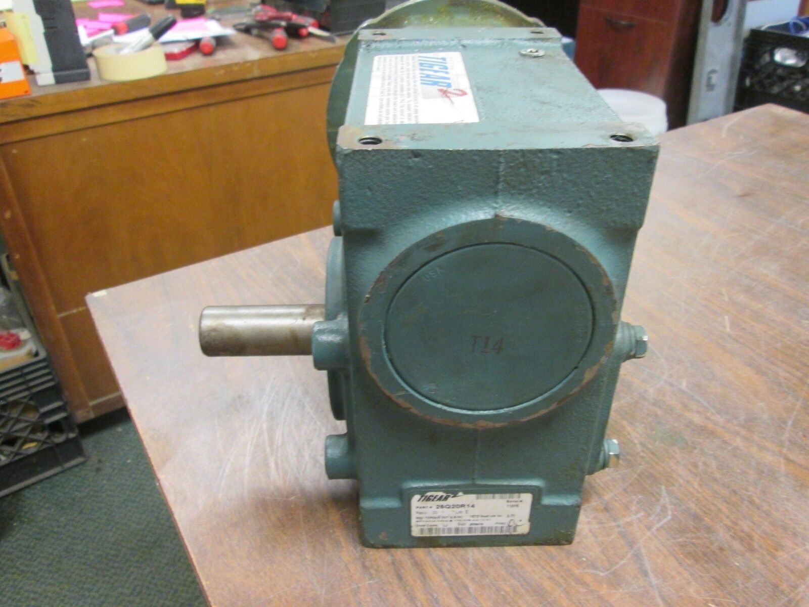 Dodge Tigear 2 Reducer 26Q20R14 Ratio 20:1 2.71 HP-IN 1673 LB-IN Torque Out Used