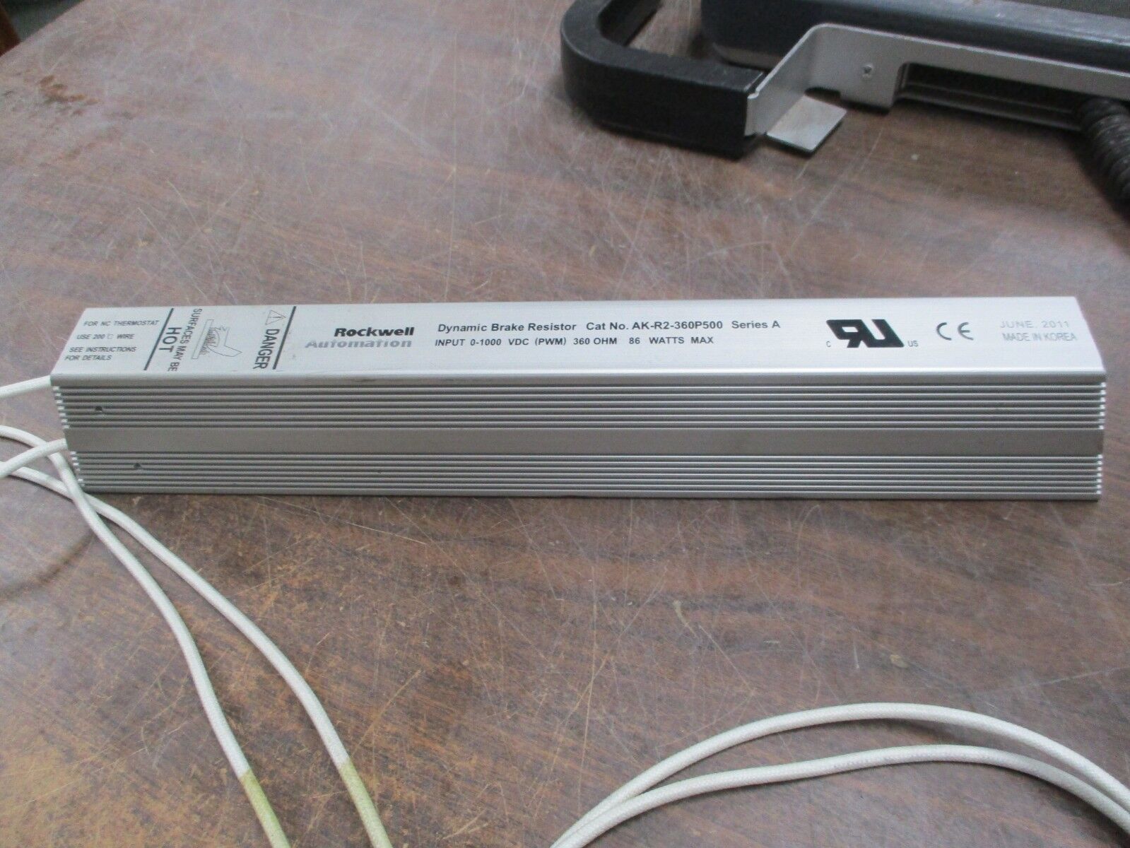 Rockwell Automation Dynamic Brake Resistor AK-R2-360P500 Ser. A 0-1000VDC Used