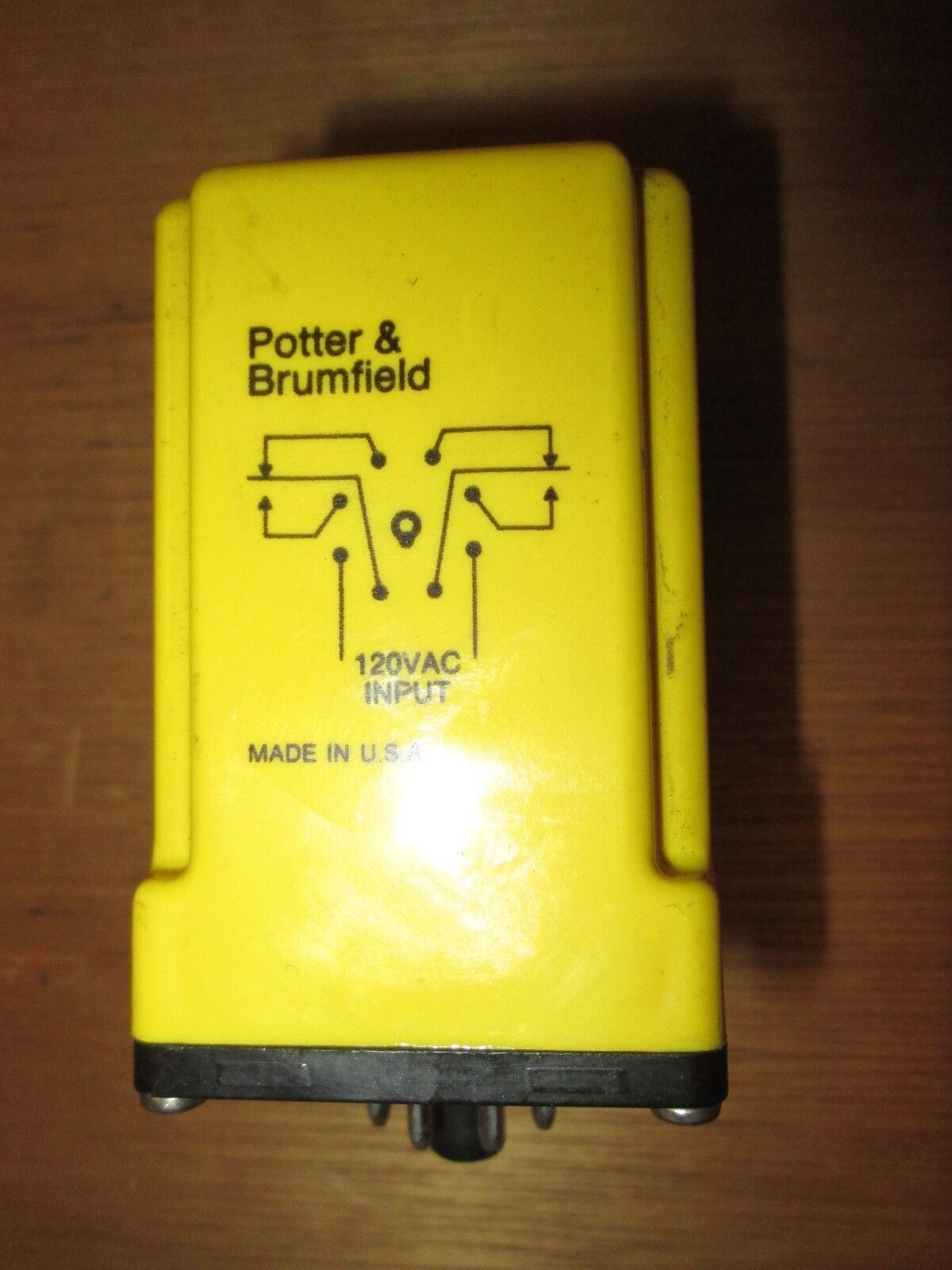 Potter & Brumfield Time Delay Relay CDA-38-70012 fixed 1 sec Used