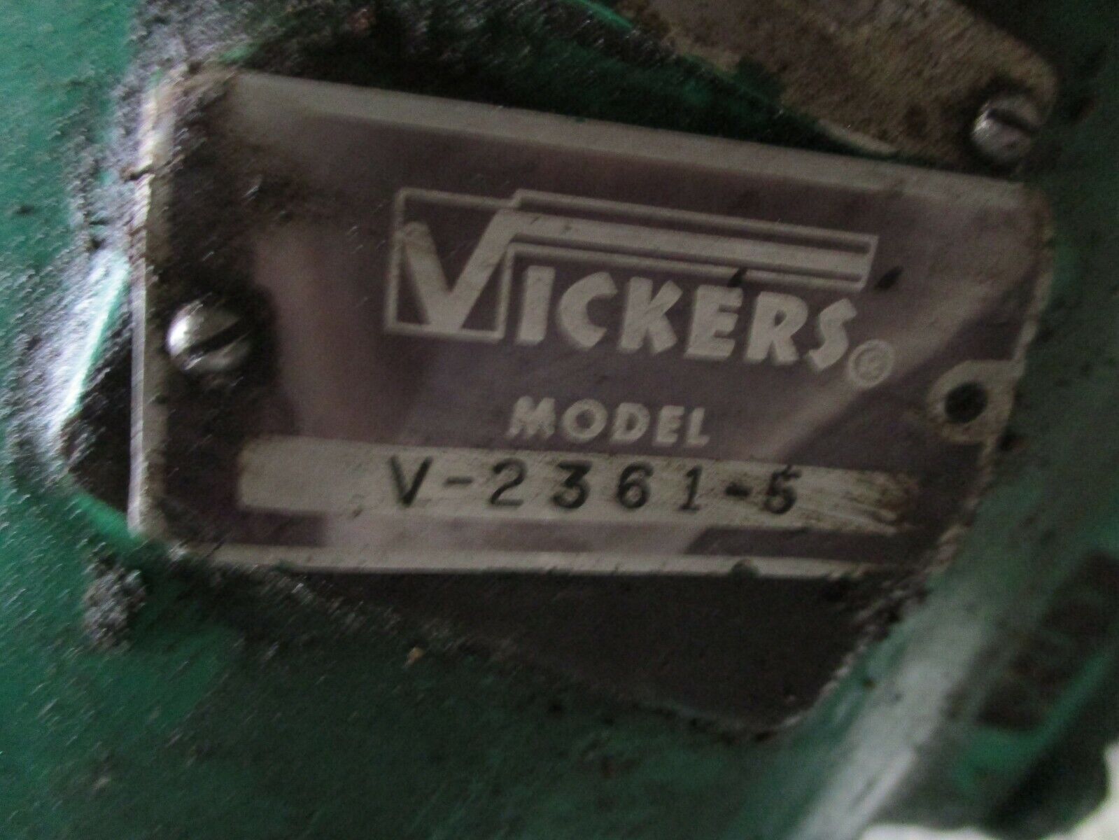 Vickers Vane Pumps w/ Motor V-2361-5/V-2361-5-LH 40HP 1200RPM 220/440V 114/57A