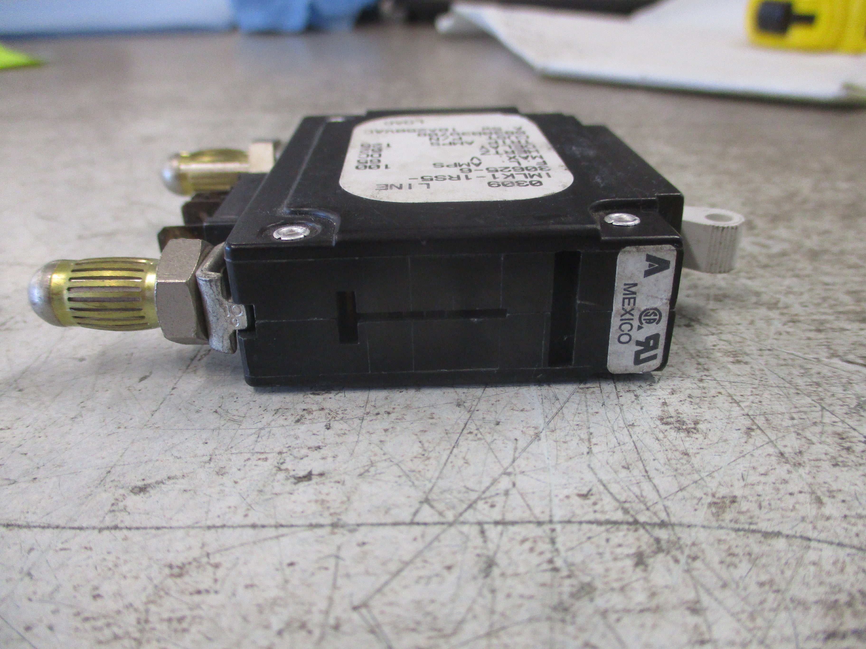 Airpax DC Circuit Breaker IMLK1-1RS5-30625-6 100A 65VDC 1P Used