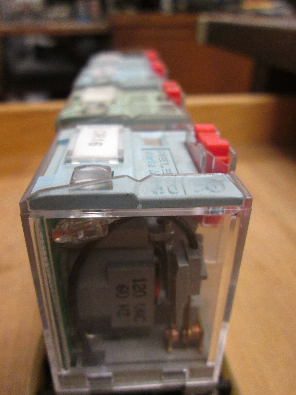 Releco Relay C2-A20 X 10A lot of 4 w/ base Used