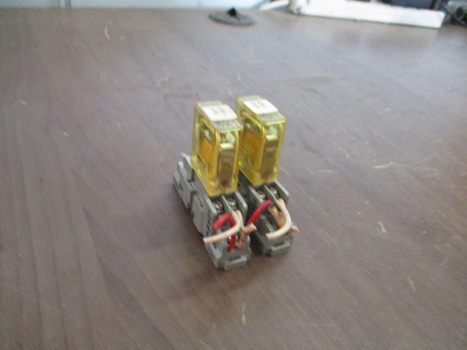 Idec Relay RHIB-U 120V Coil w/ Base *Lot of 2* Used