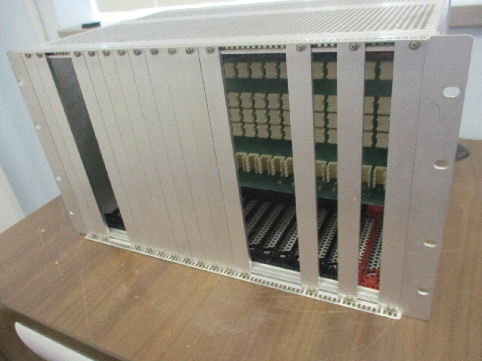 Pentair Schroff PLC Rack EX8021DF-17409-001 Rev. XA Used