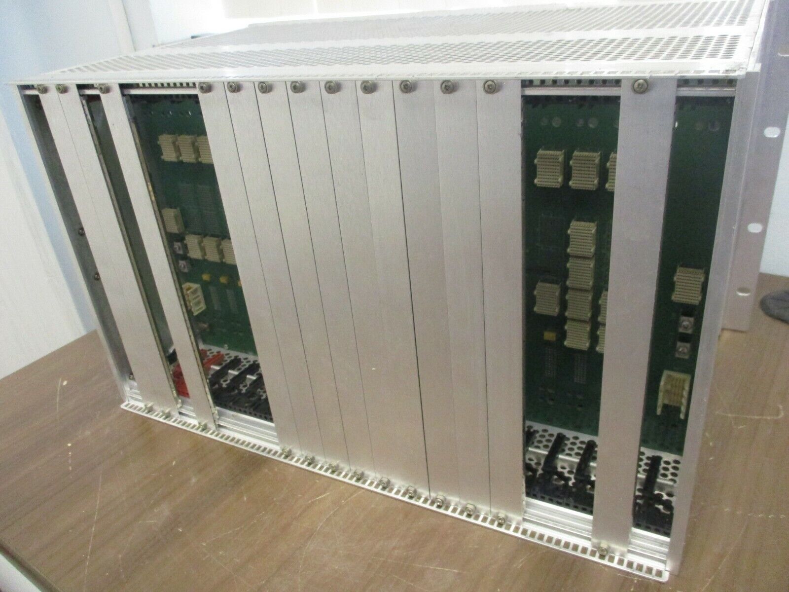 Pentair Schroff PLC Rack EX8021DF-17409-001 Rev. XA Used