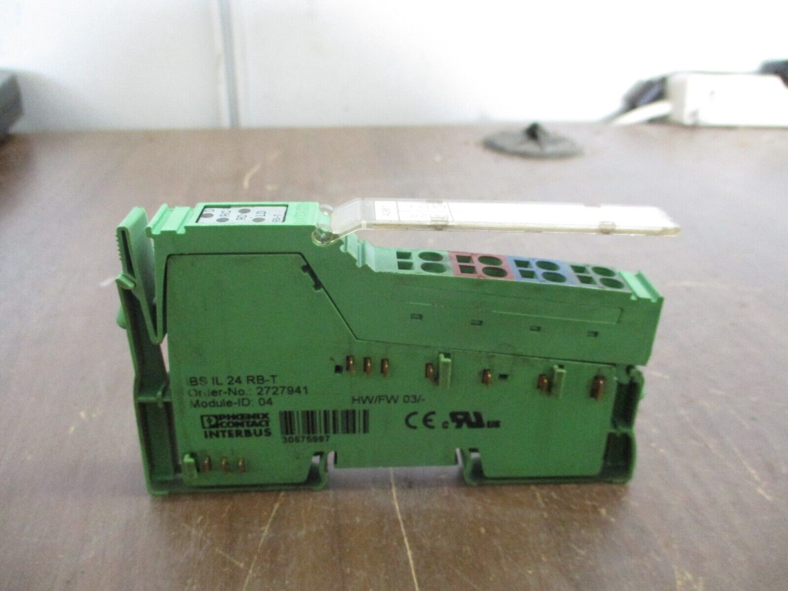 Phoenix Contact Interbus Branch Terminal Block 2727941 IBSIL24RB-T HW: 03 Used