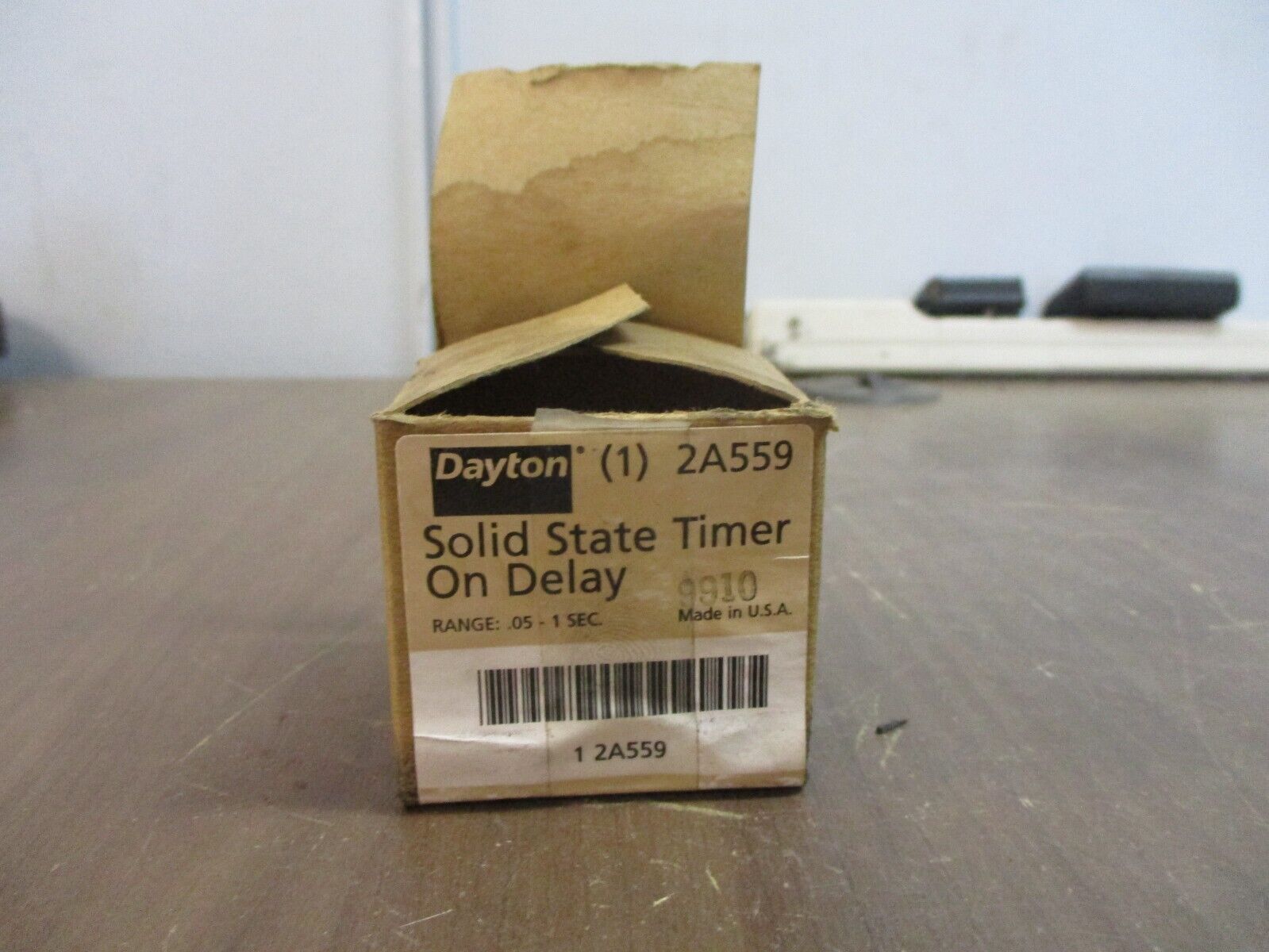Dayton Solid State Timer 2A559 On Delay Range: 0.05-1 Sec New Surplus