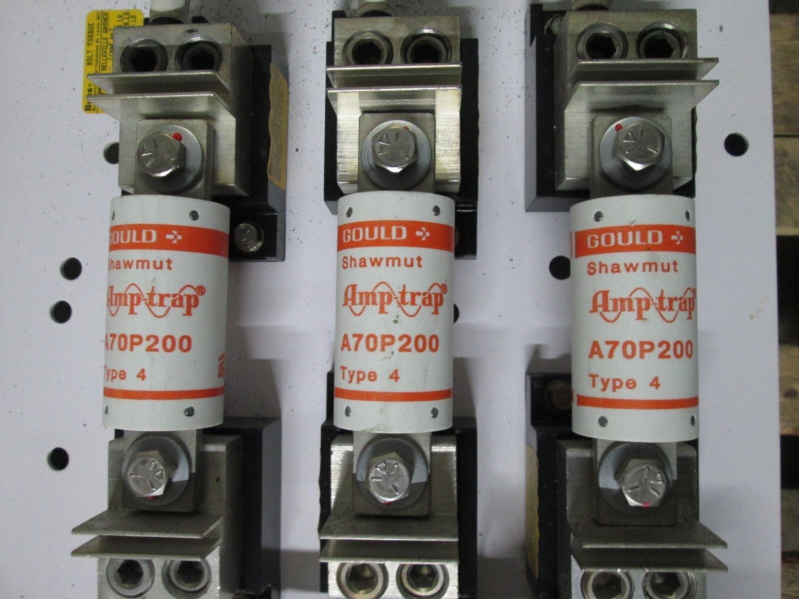 Allen-Bradley Power Supply 100-B110N*3 200A Fuses 110A Contact Used