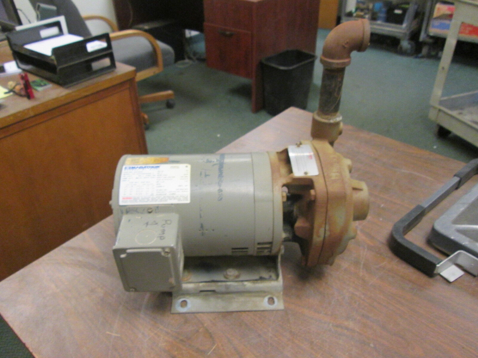 Flowserve Pump w/ Motor 1.5X1X5 2000 85GPM 75TDH 230V 3HP 8.2A Used