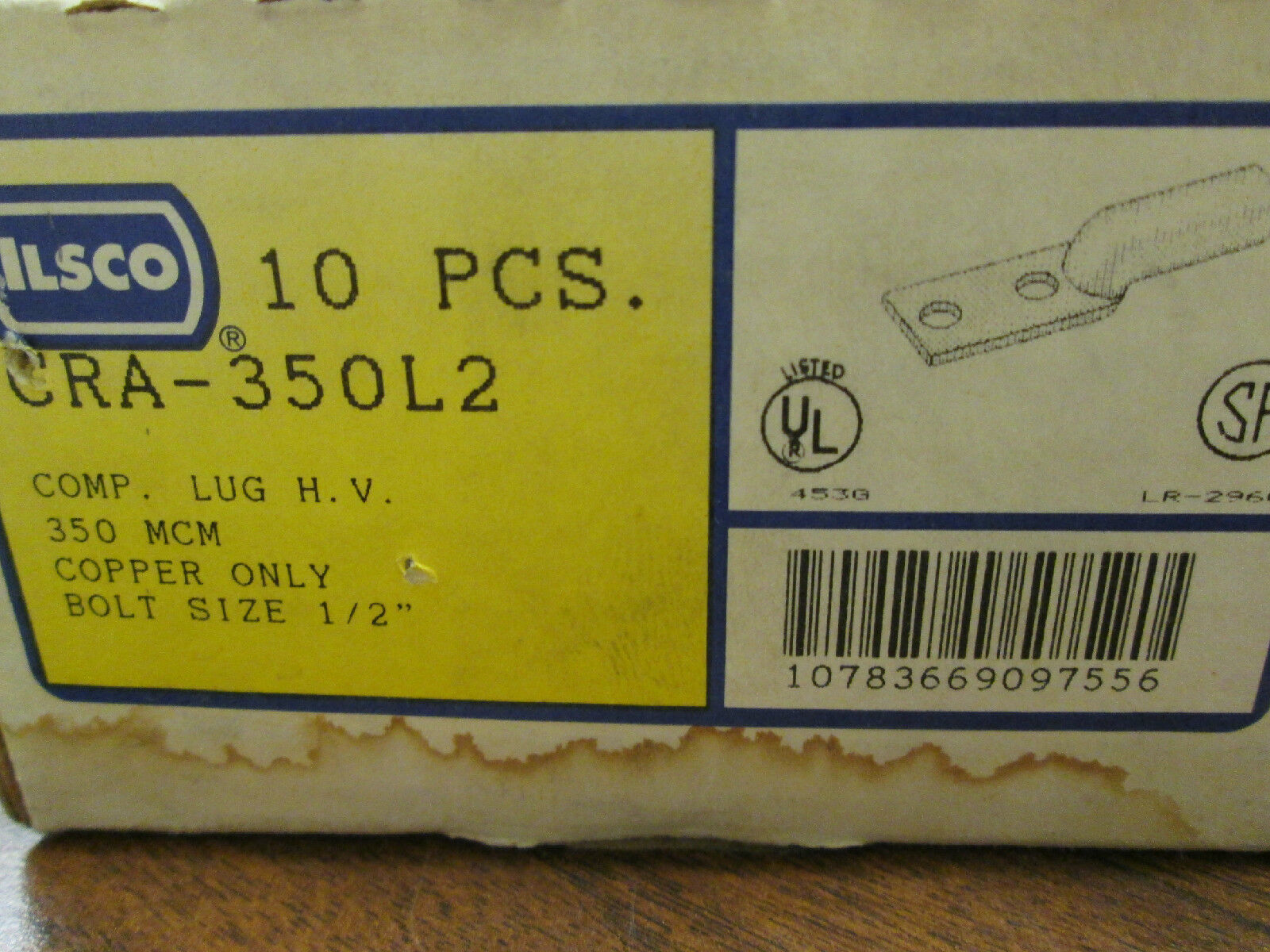 ILSCO CRA-350L2 Qty 10 New Surplus