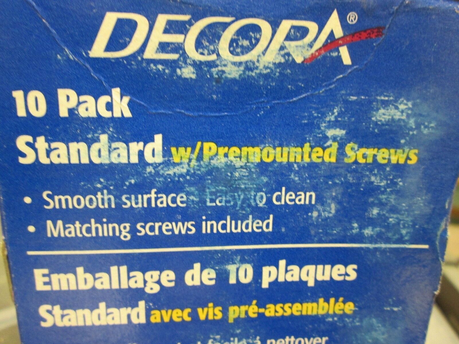 Leviton Cover 80401-AMP Standard w/ Premount Screws *Box of 10* New Surplus