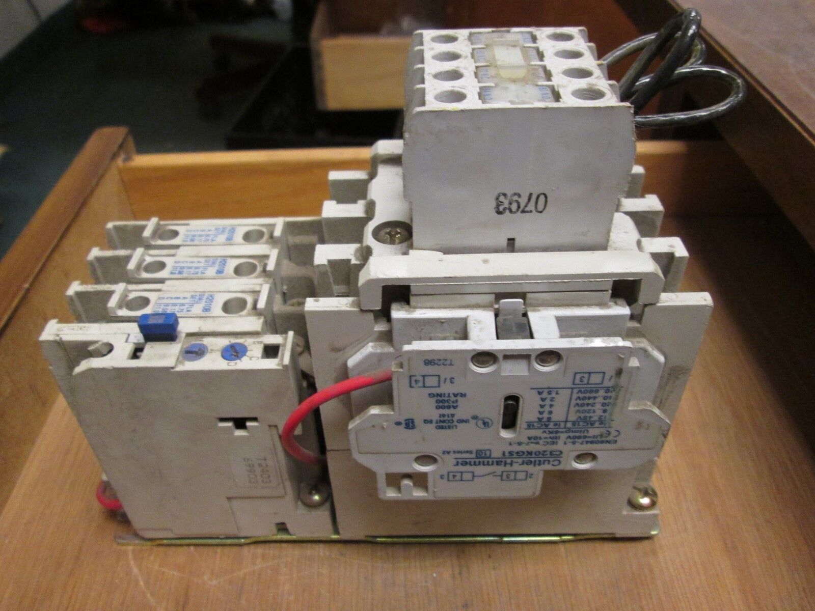 Cutler-Hammer Starter AN16DN0 C306GN3 H2010B Thermal Units Used