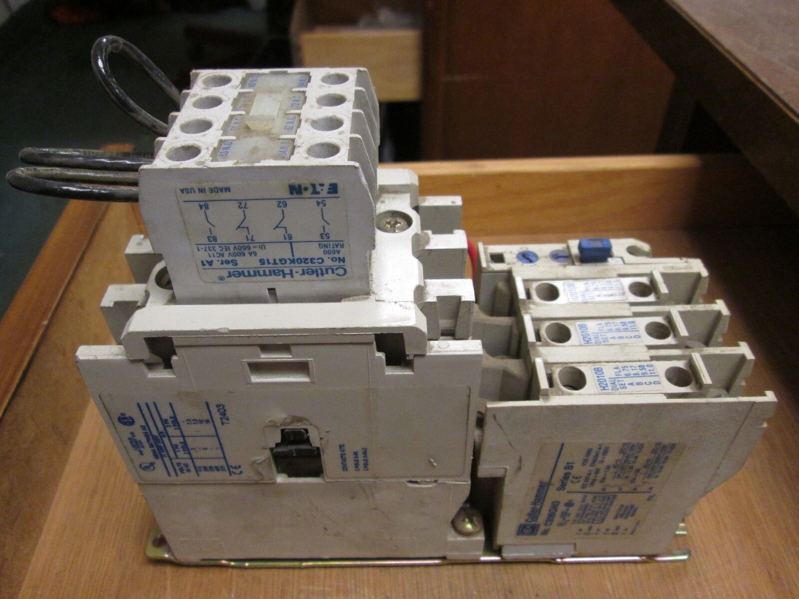 Cutler-Hammer Starter AN16DN0 C306GN3 H2010B Thermal Units Used