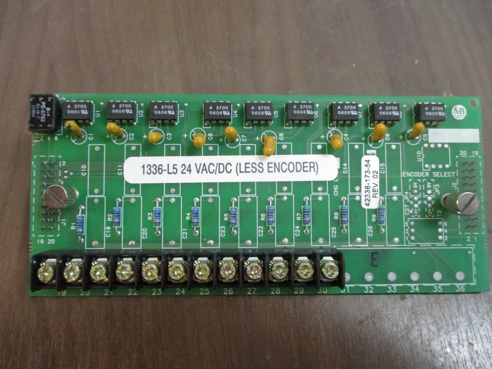 Allen-Bradley 1336-L5 Control Interface Board 42336-173-54 Rev. 02 24V AC/DC