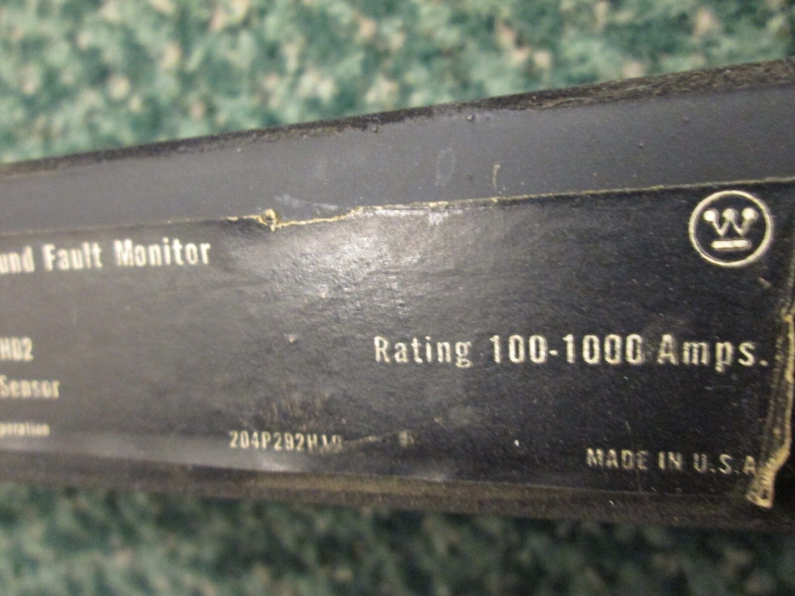 Westinghouse Ground Fault Monitor 5684D99H02 100-1000A For use with GFP sensor