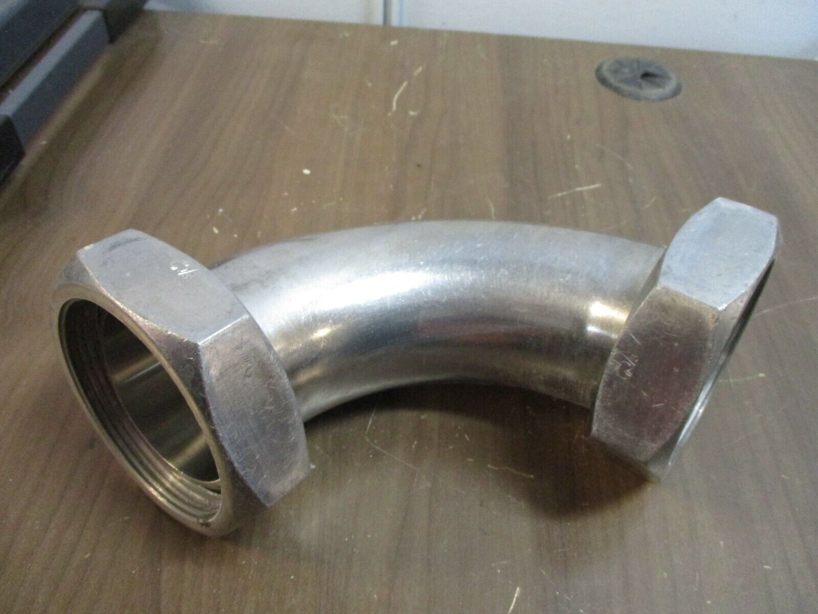 Misc. Brand Stainless Steel 90° Elbow Size: 3" Used