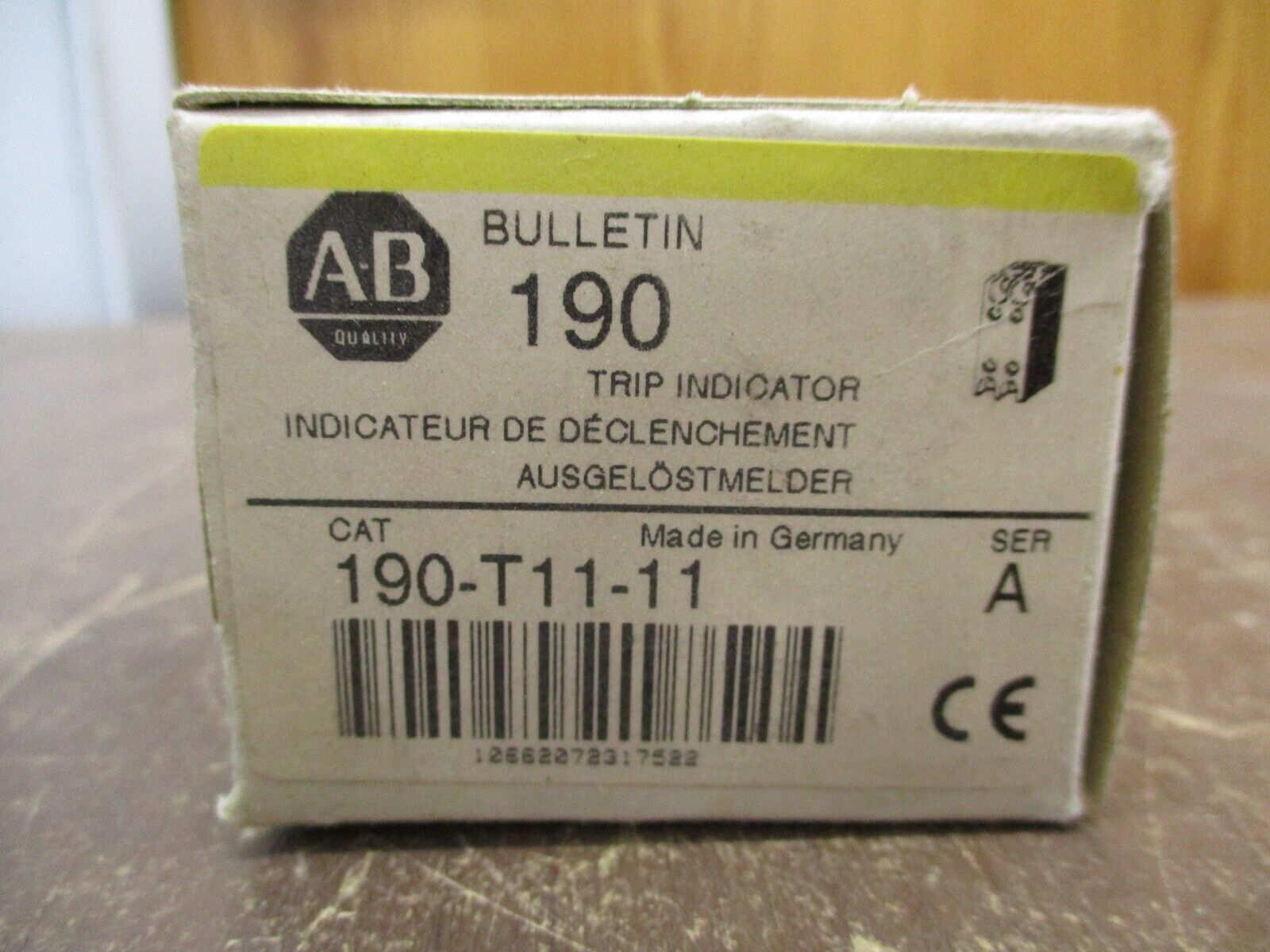 Allen-Bradley Trip Indicator 190-T11-11 Ser. A New Surplus