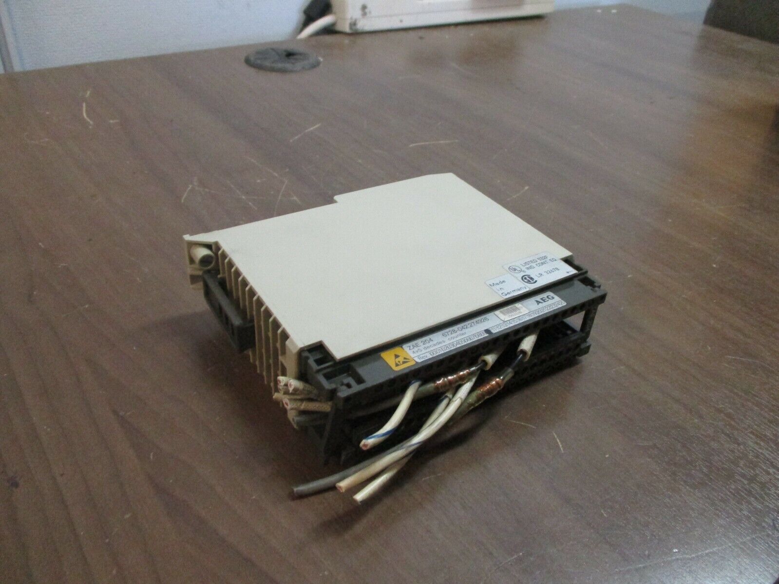 AEG ZAE 204 High Speed Counter Module 6728-042.274926 4X5 Decades Used