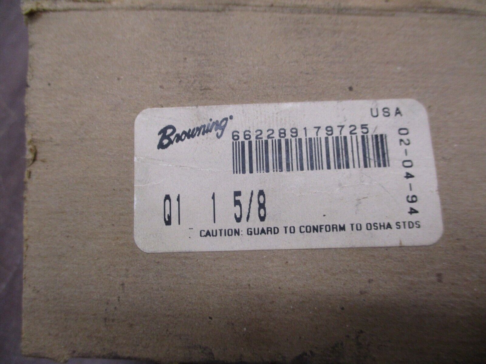 Browning Bushing Q1 1 5/8 1-5/8" New Surplus