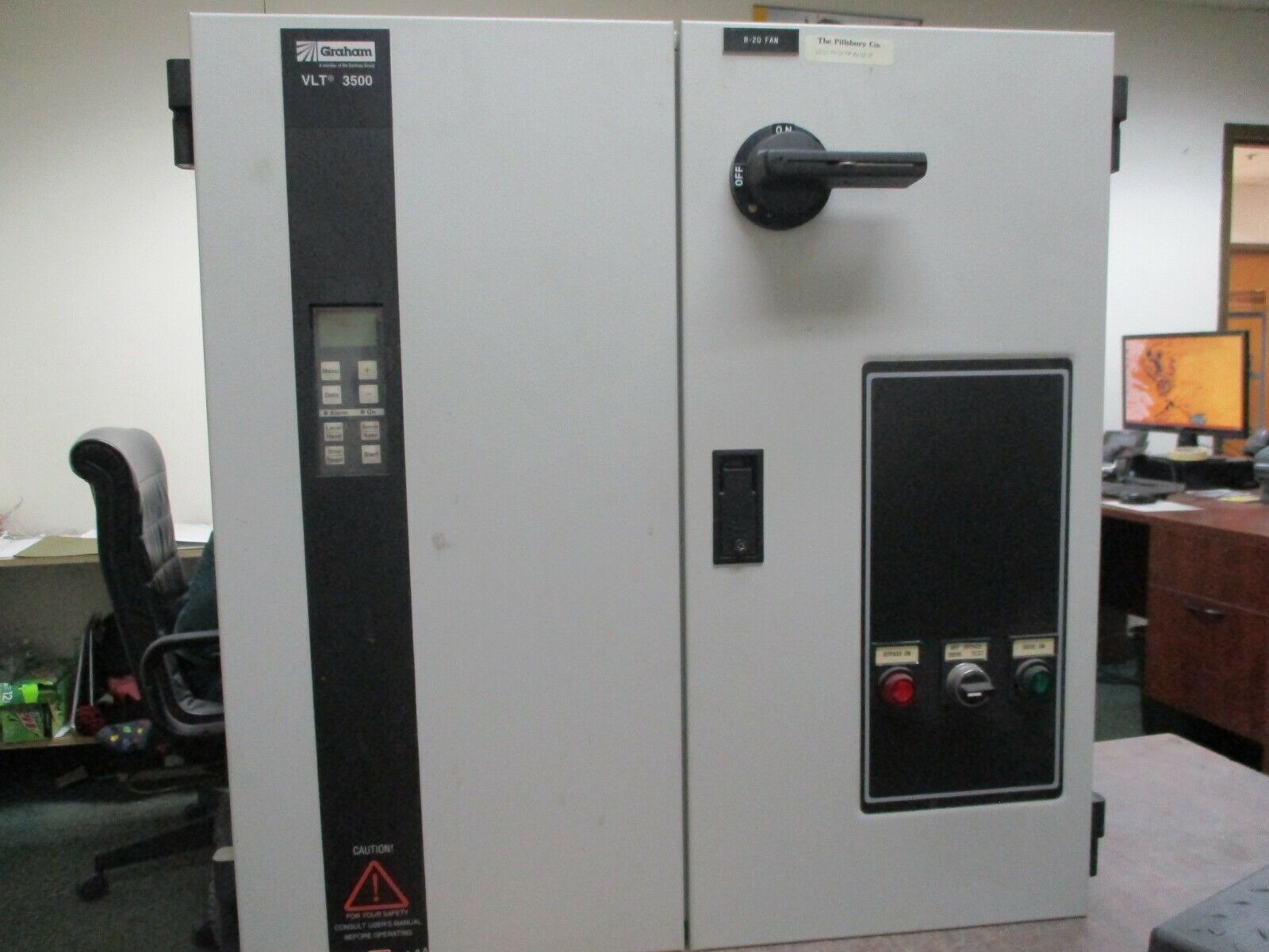 Danfoss VLT 3508 AC Drive w/ Bypass VLT3500H13 7.5HP 3Ph Used