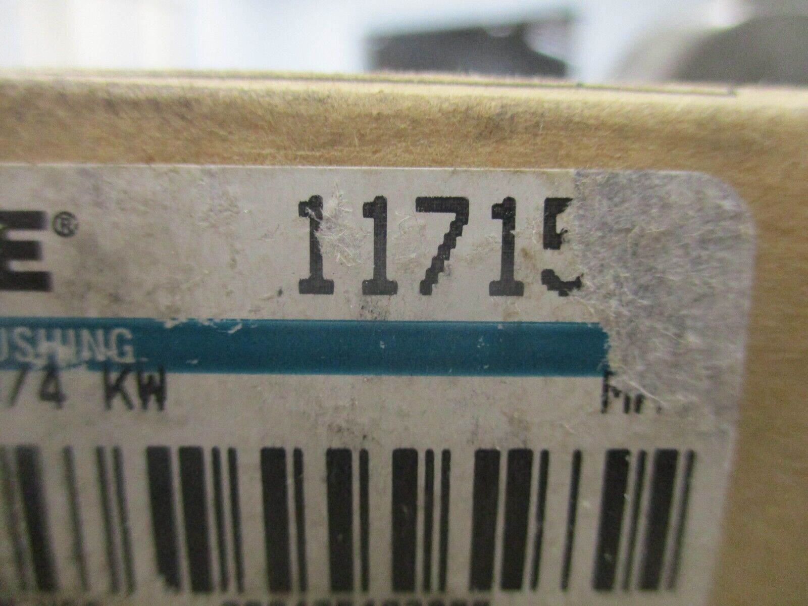 Dodge Taper-Lock Bushing 117158 1610 x 3/4 KW New Surplus