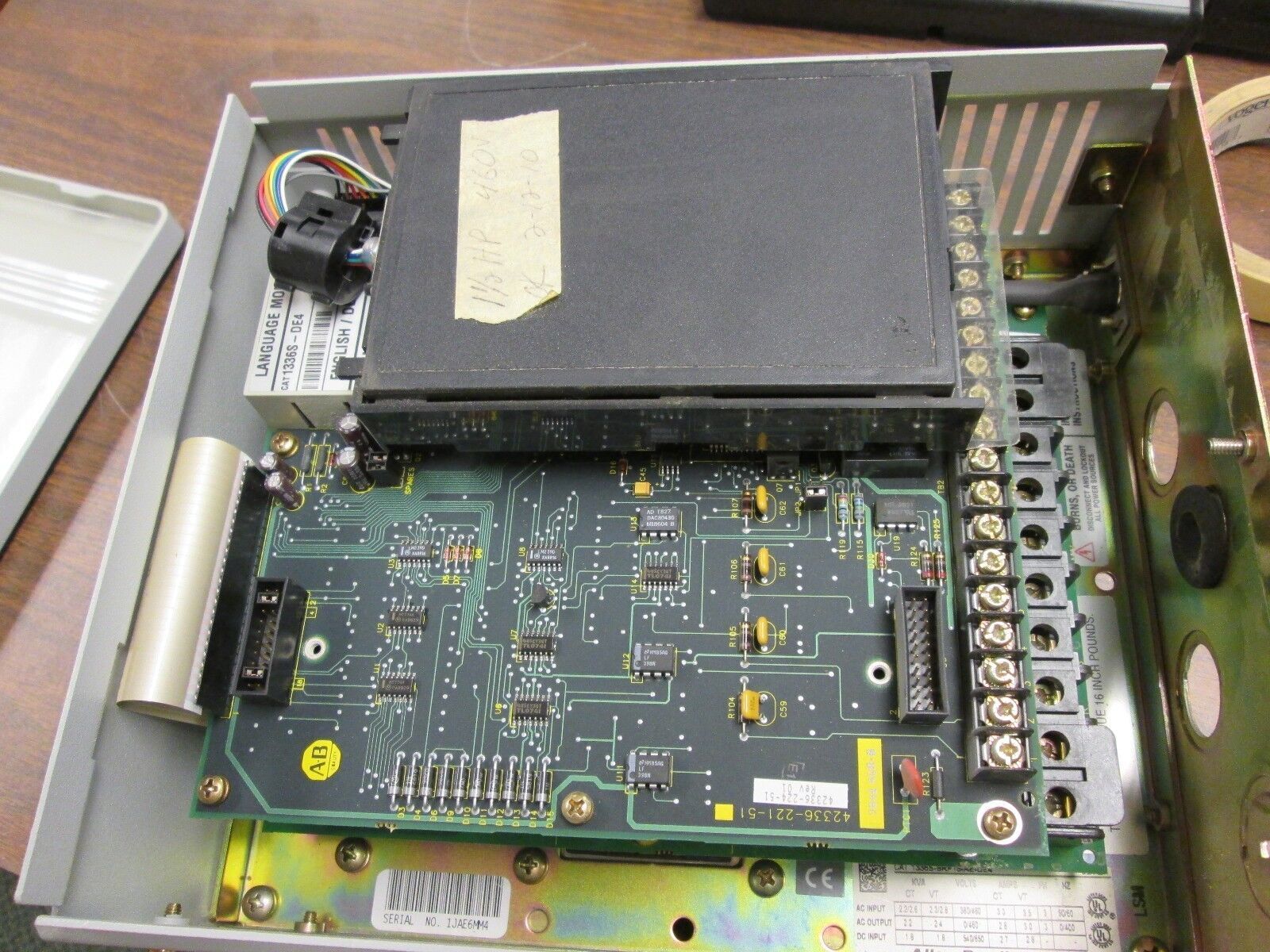 Allen-Bradley 1336 Plus AC Drive 1336S-BRF15-AE-DE4 1.5 HP Used