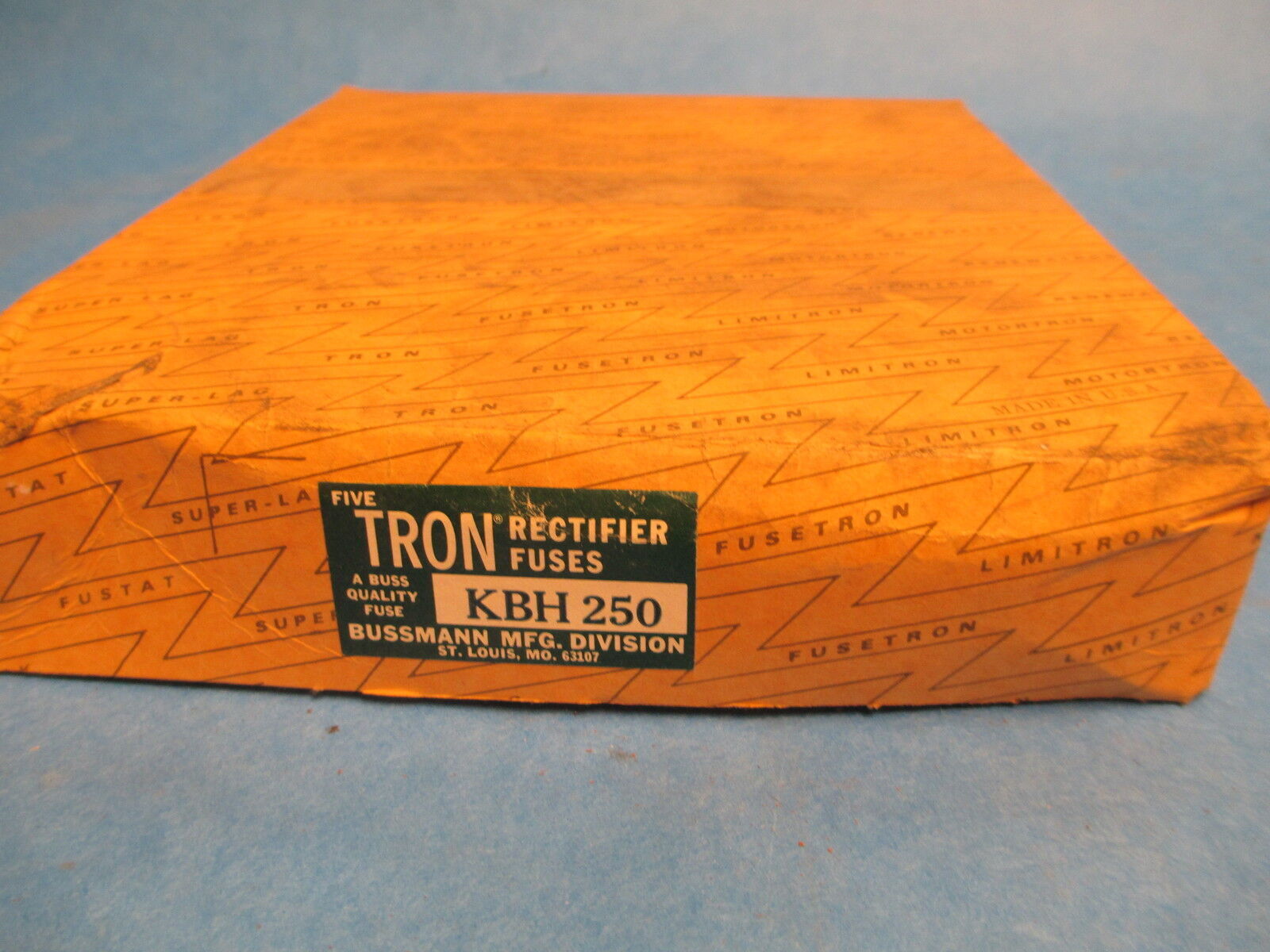 Bussmann 250A 500V Fuses KBH- 250 *New In Box Of 5*
