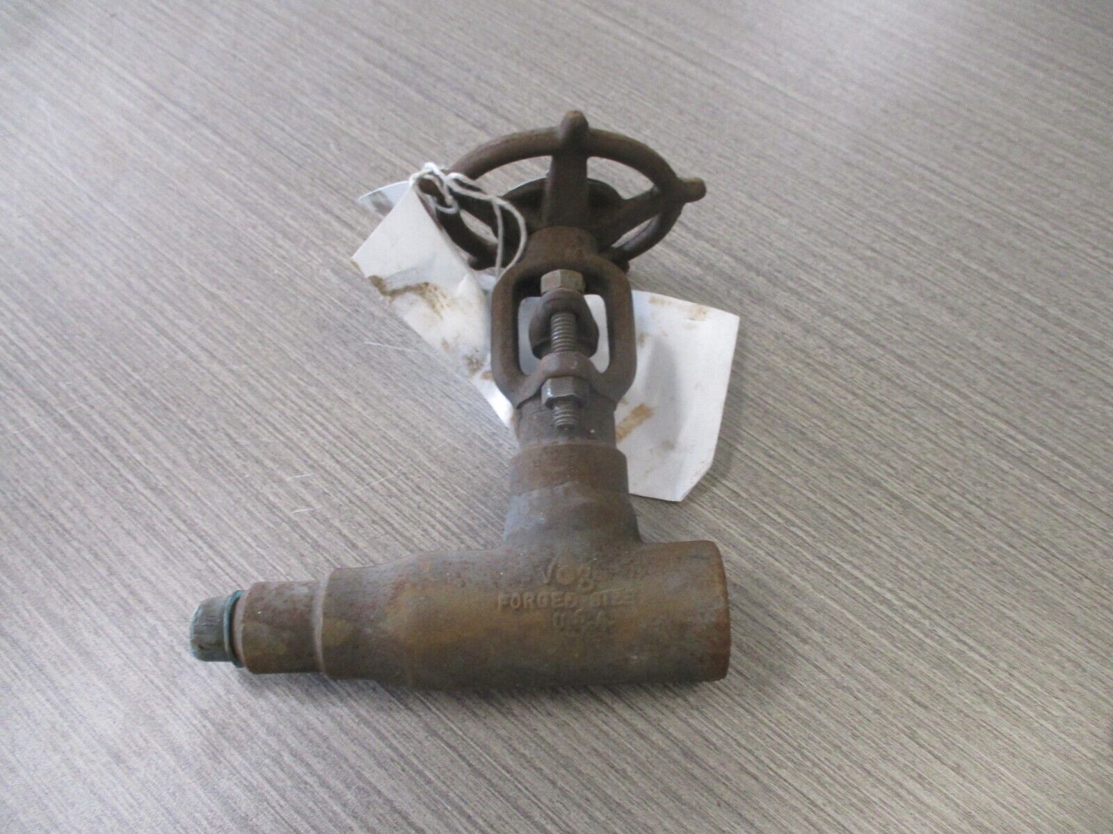 Henry Vogt Gate Valve E-46917 R3 Size: 1/2" 800WP 850Degrees F. 2,000 WOG Used.