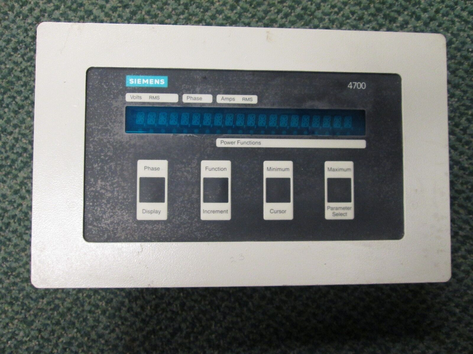 Siemens Power Meter 4700 4700-S1L Software 2.1.0.1