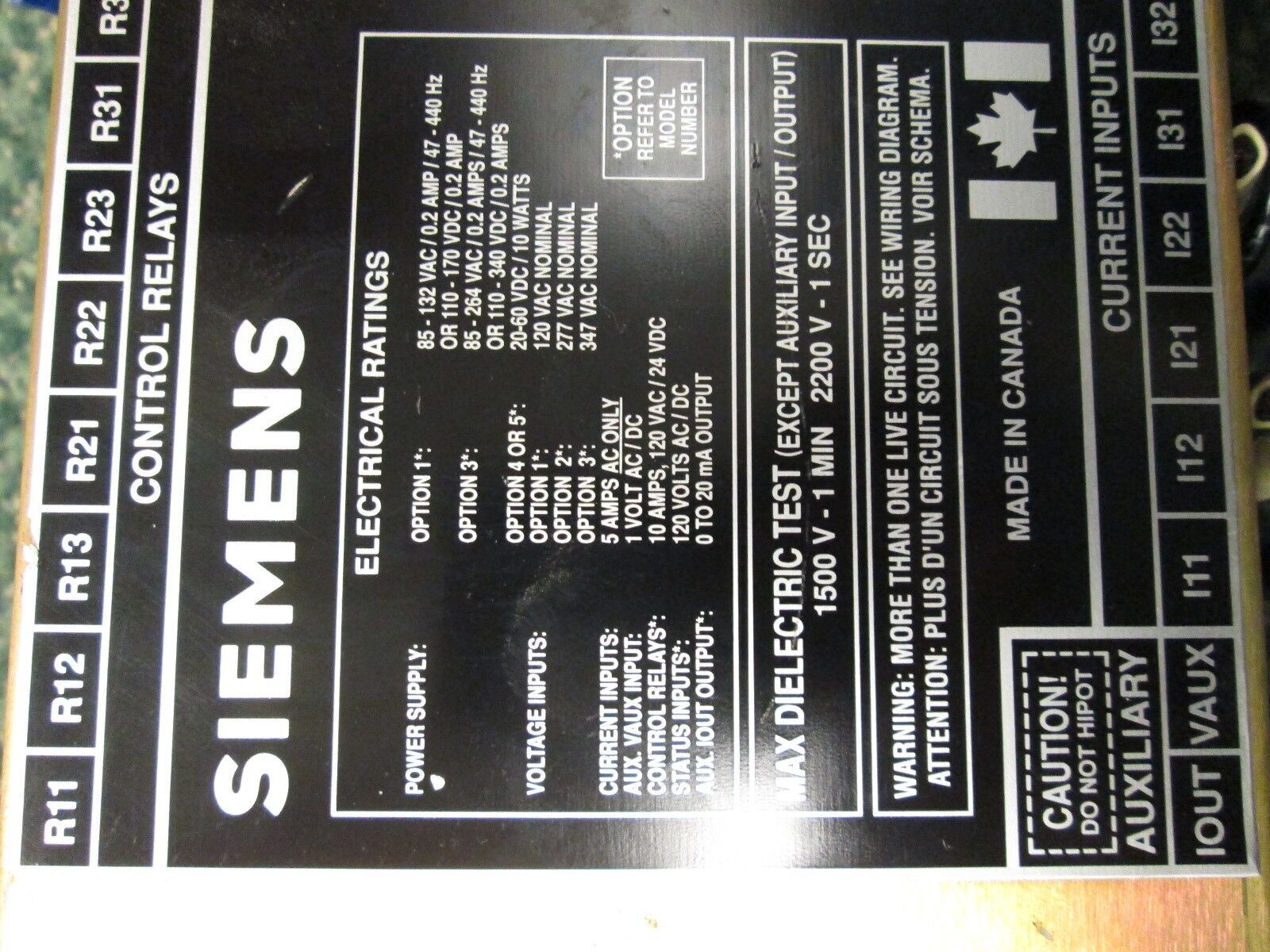 Siemens Power Meter 4700 4700-S1L Software 2.1.0.1